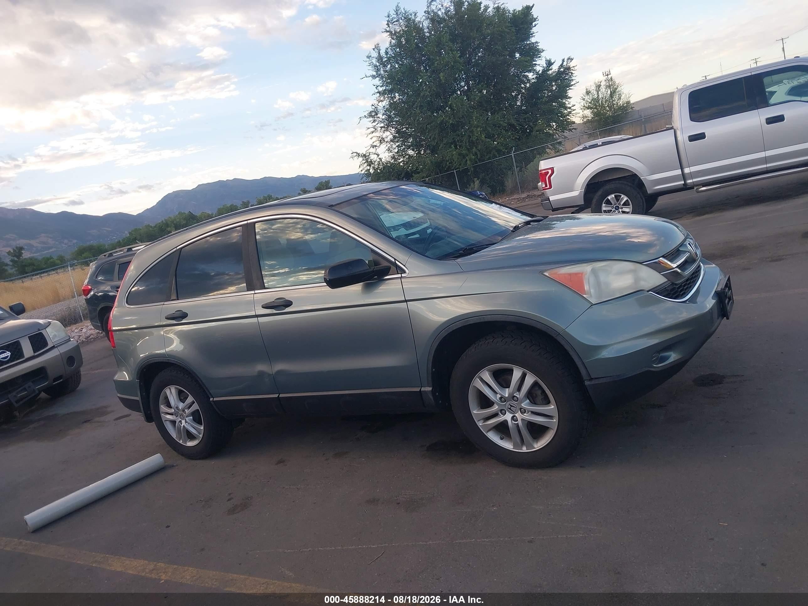 2010 Honda Cr-v Ex Blue vin: 5J6RE4H55AL033845