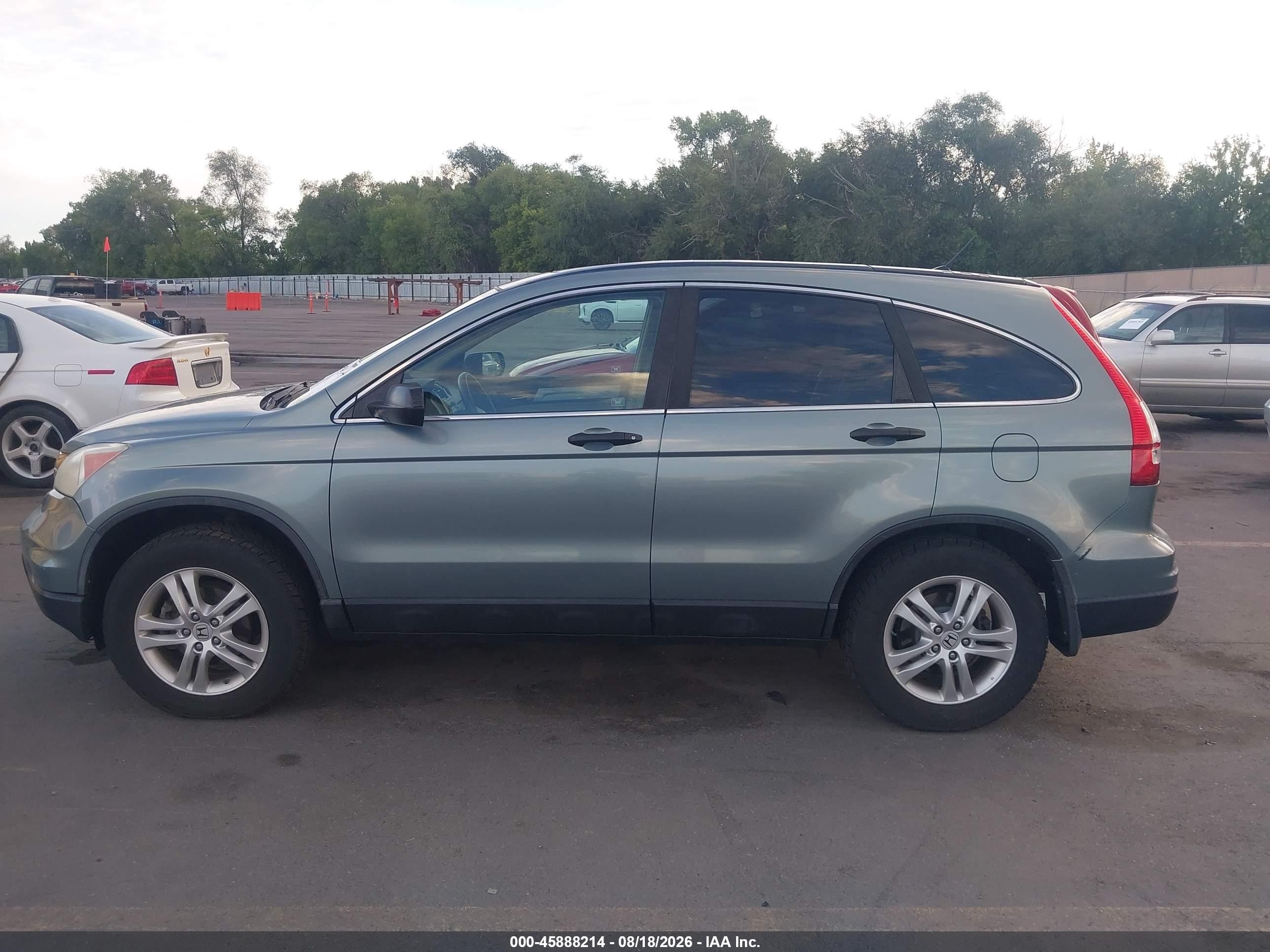2010 Honda Cr-v Ex Blue vin: 5J6RE4H55AL033845