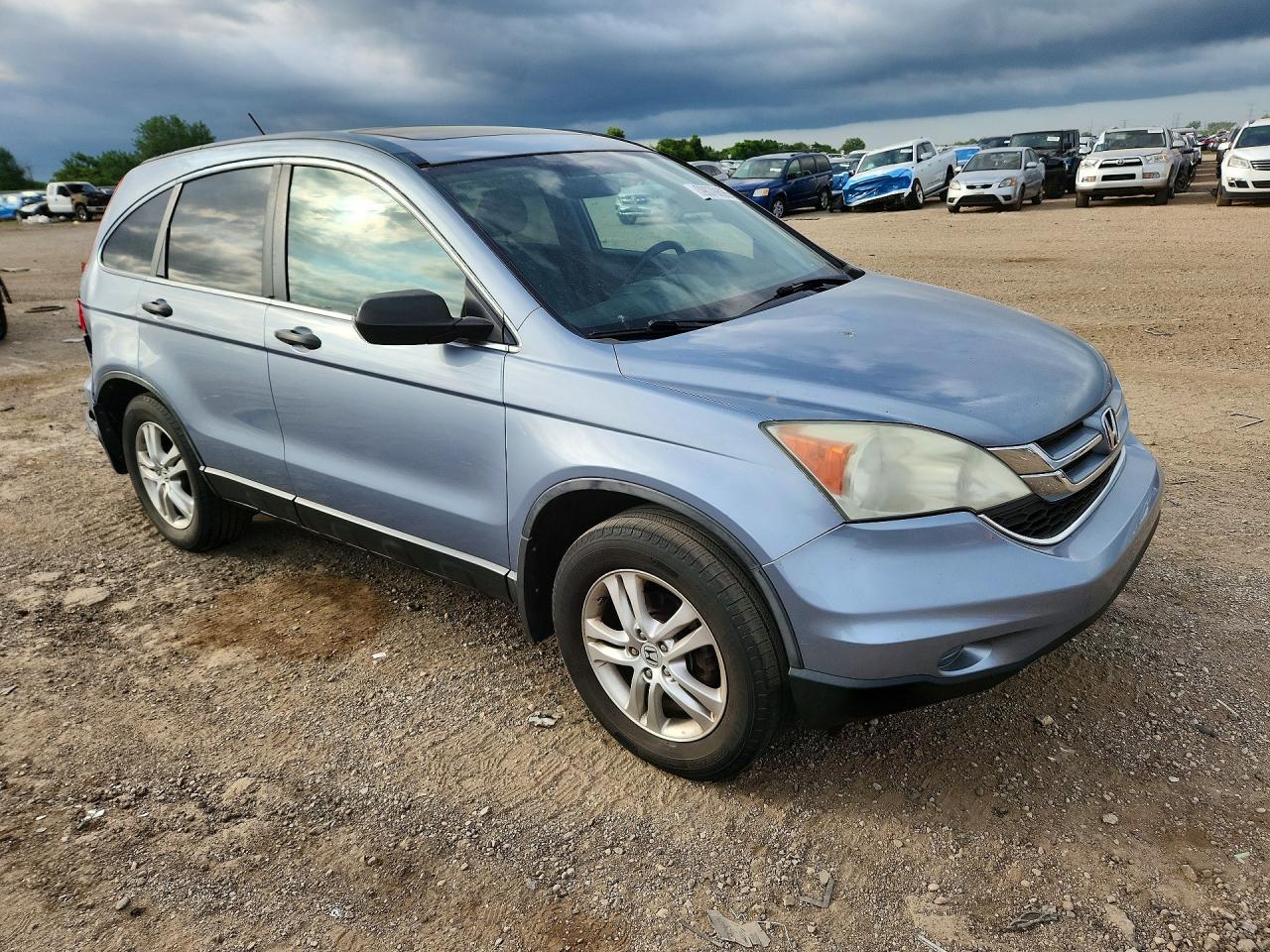2010 Honda Cr-v Ex Blue vin: 5J6RE4H55AL039273