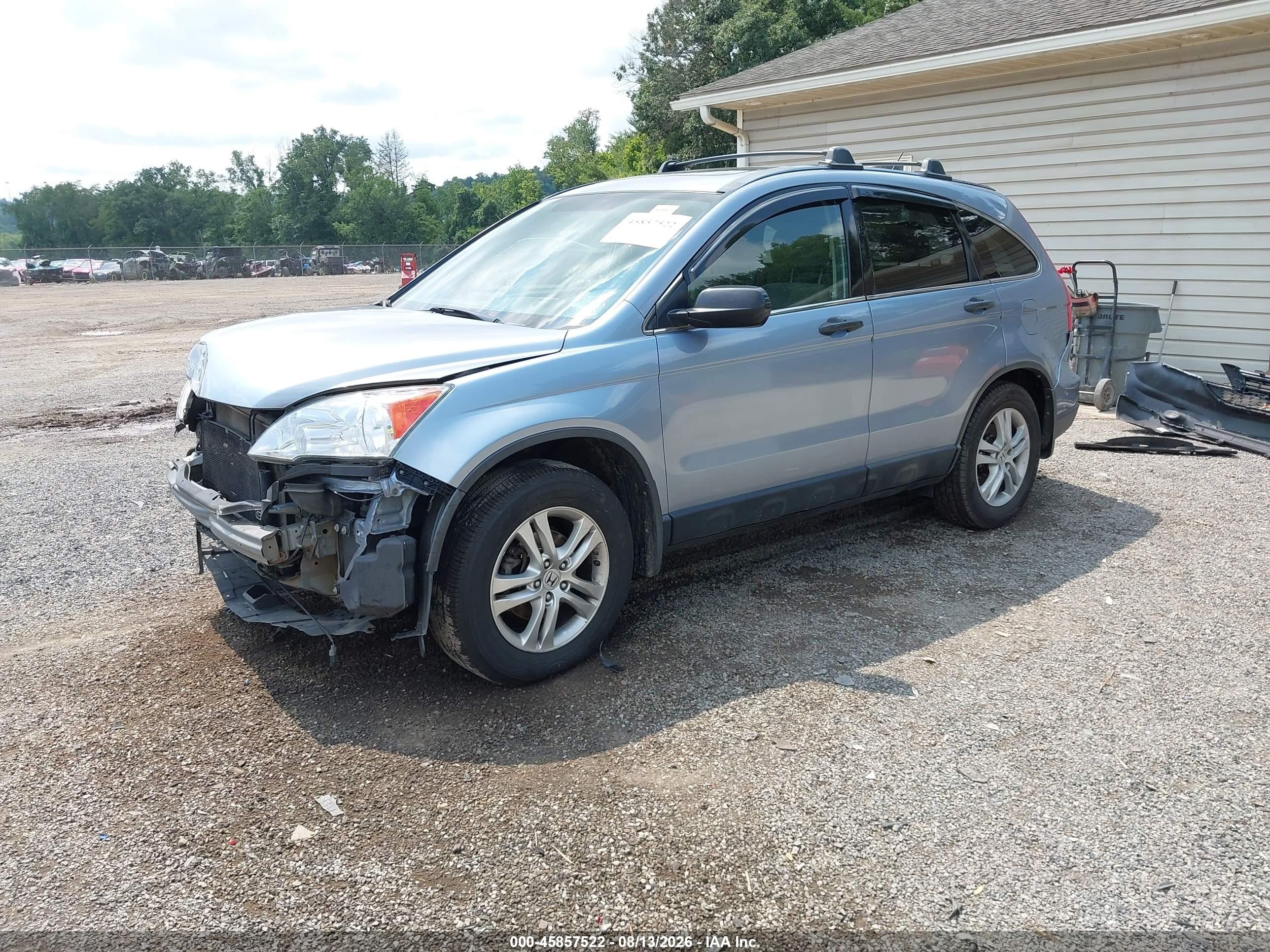 2010 Honda Cr-v Ex Синий vin: 5J6RE4H55AL071320