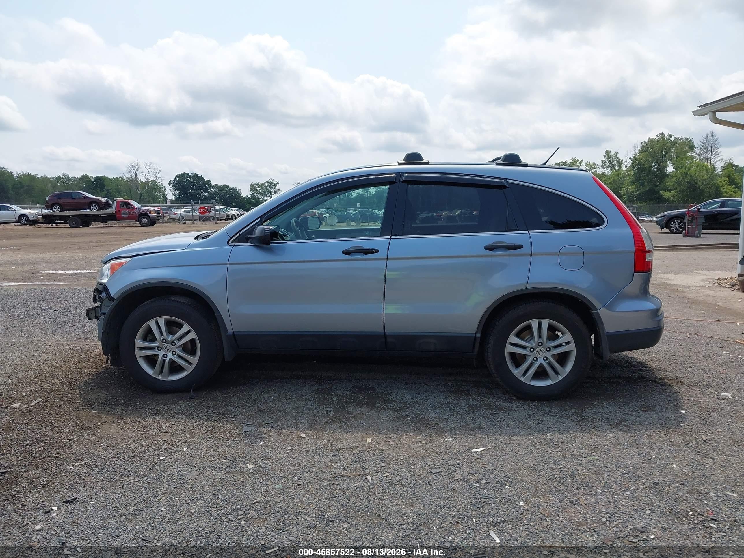2010 Honda Cr-v Ex Синий vin: 5J6RE4H55AL071320