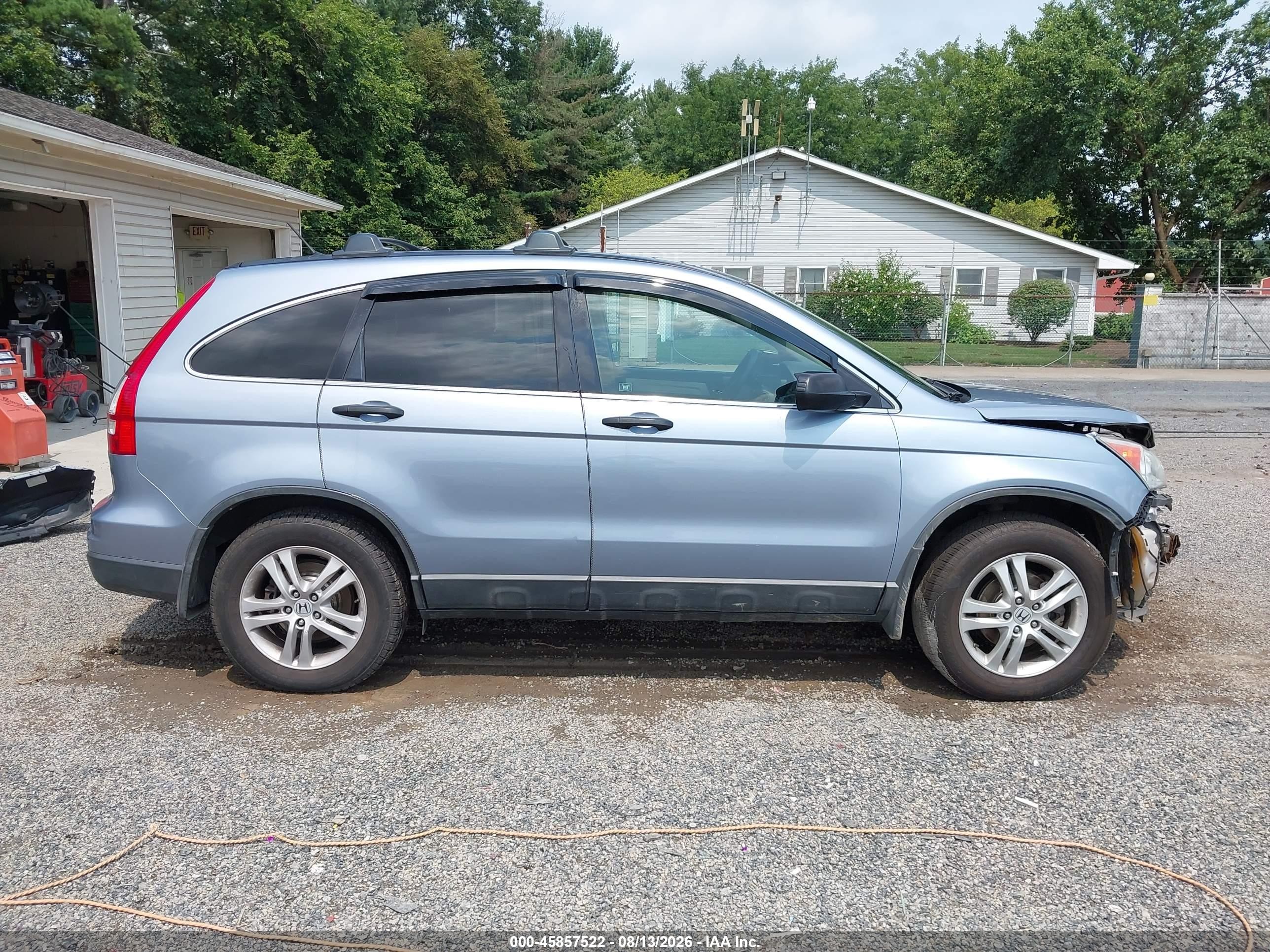 2010 Honda Cr-v Ex Синий vin: 5J6RE4H55AL071320