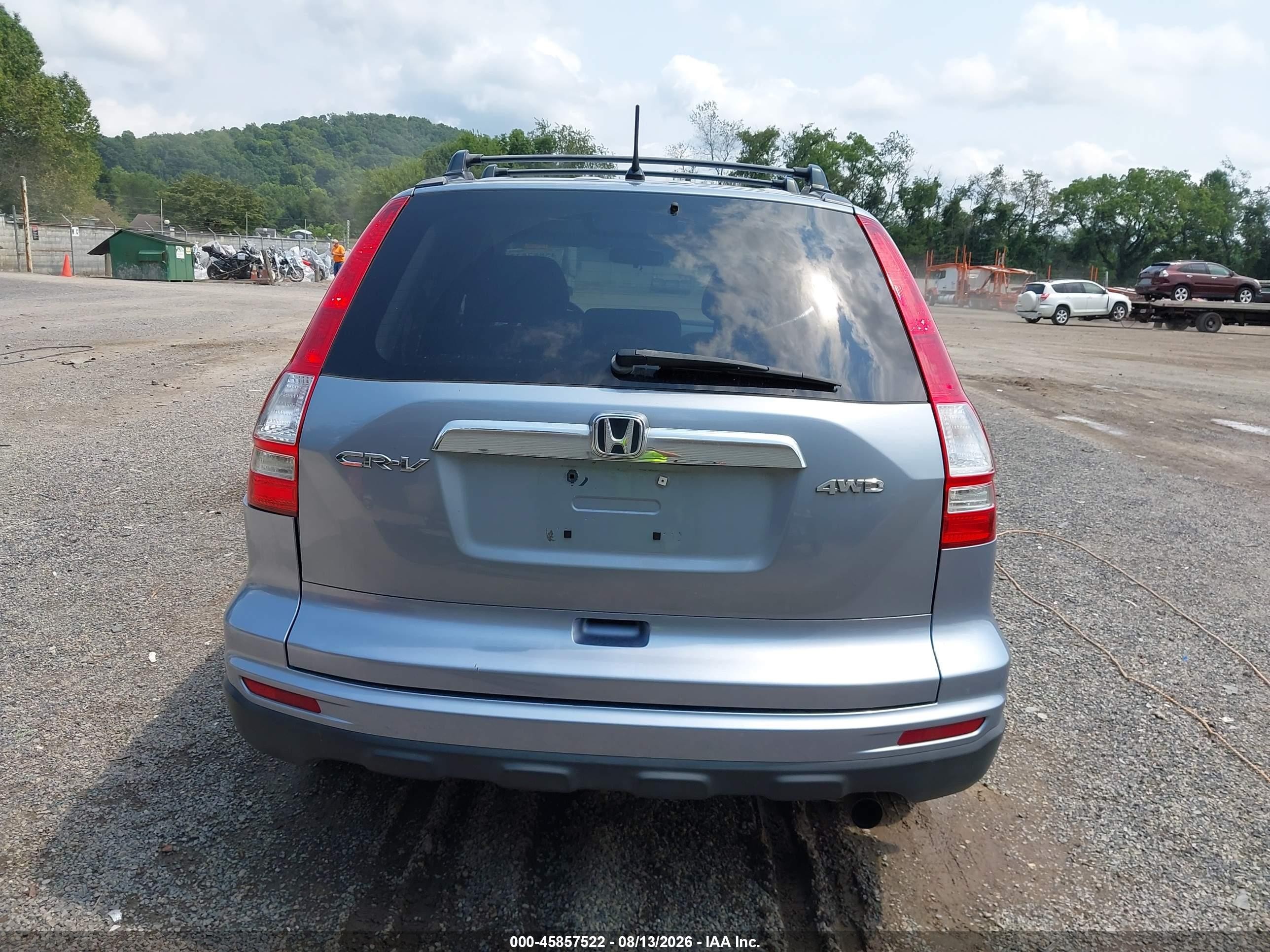 2010 Honda Cr-v Ex Синий vin: 5J6RE4H55AL071320