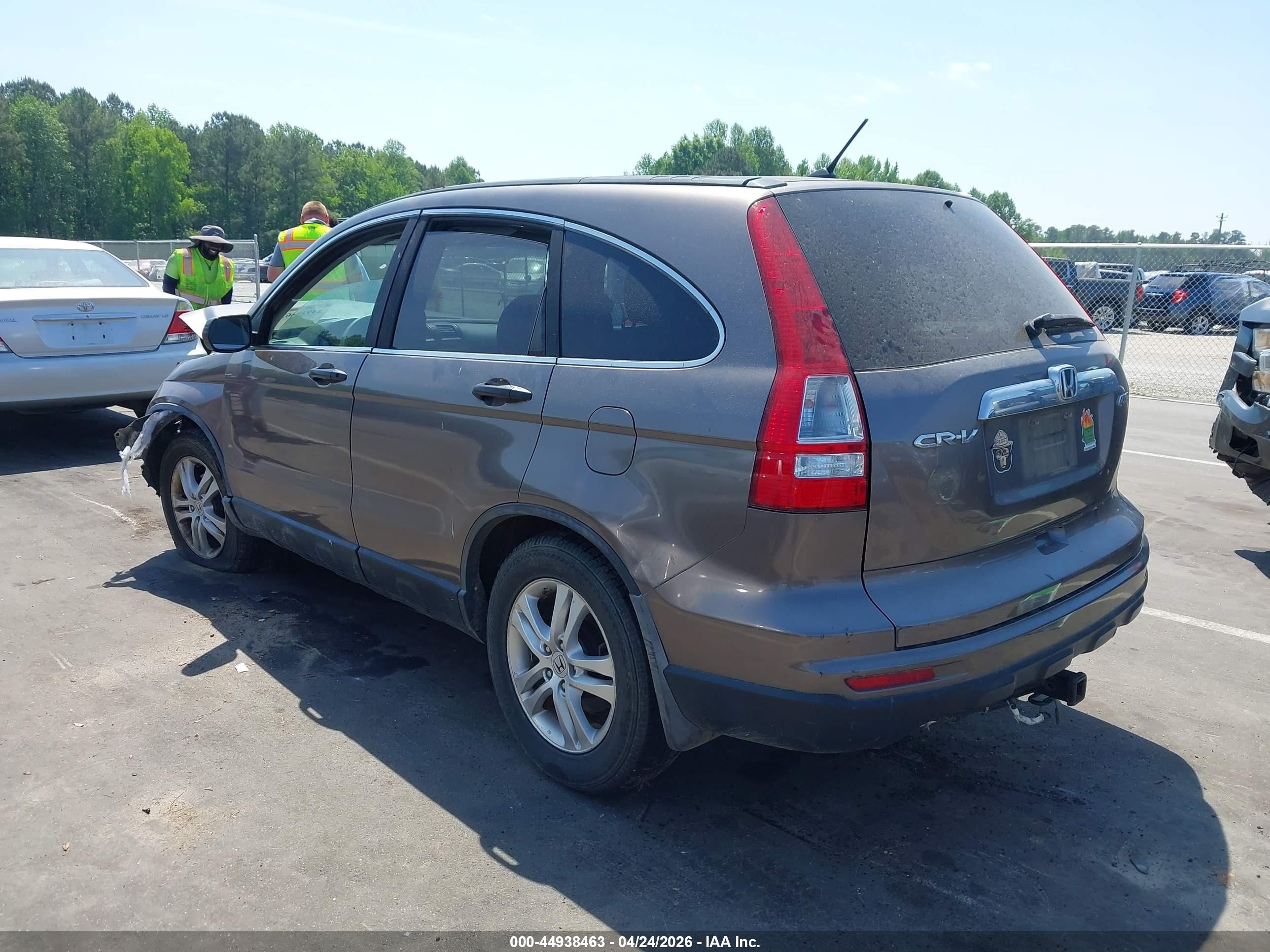 2010 Honda Cr-v Ex Gray vin: 5J6RE4H55AL085282