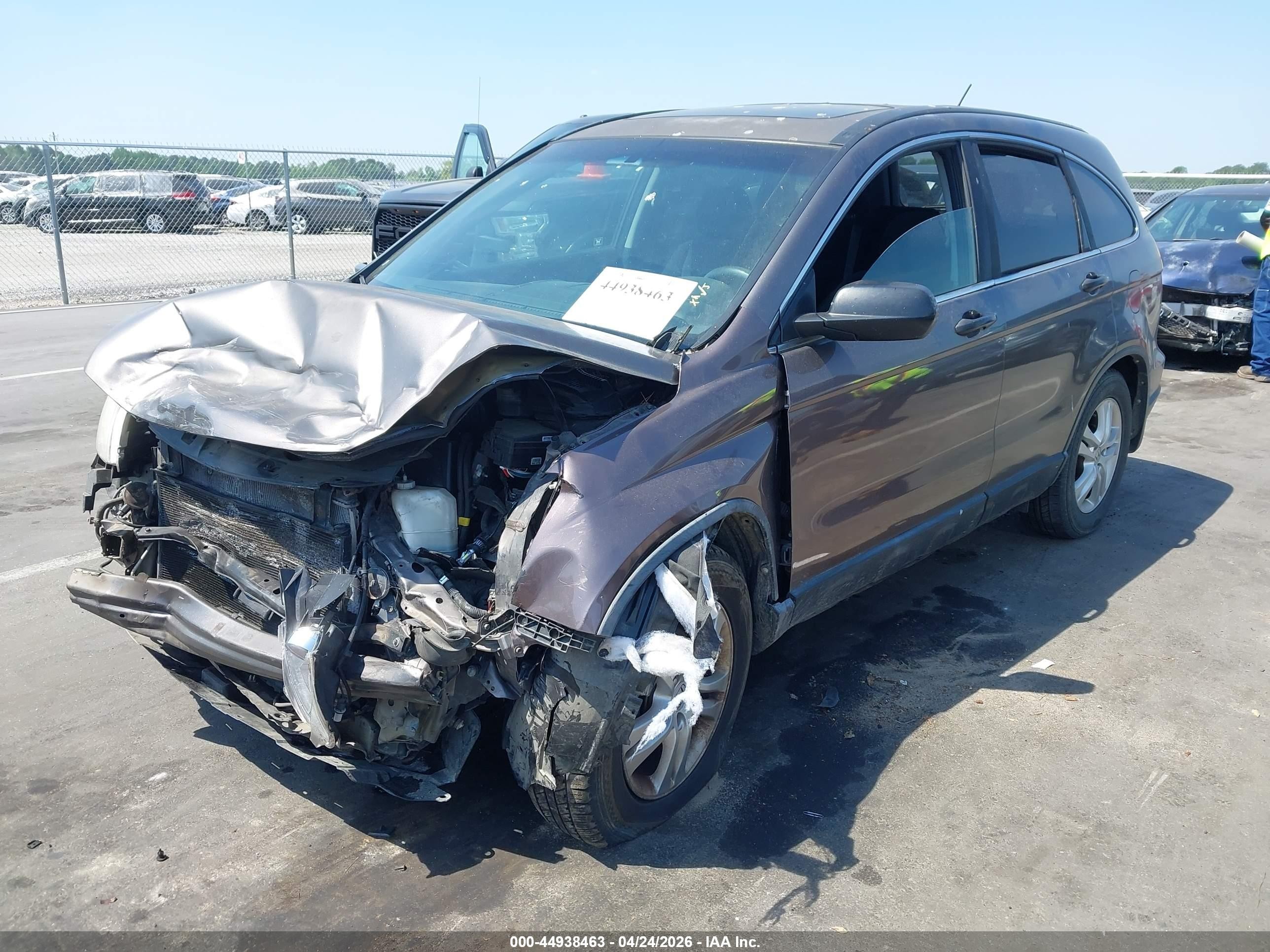 2010 Honda Cr-v Ex Gray vin: 5J6RE4H55AL085282