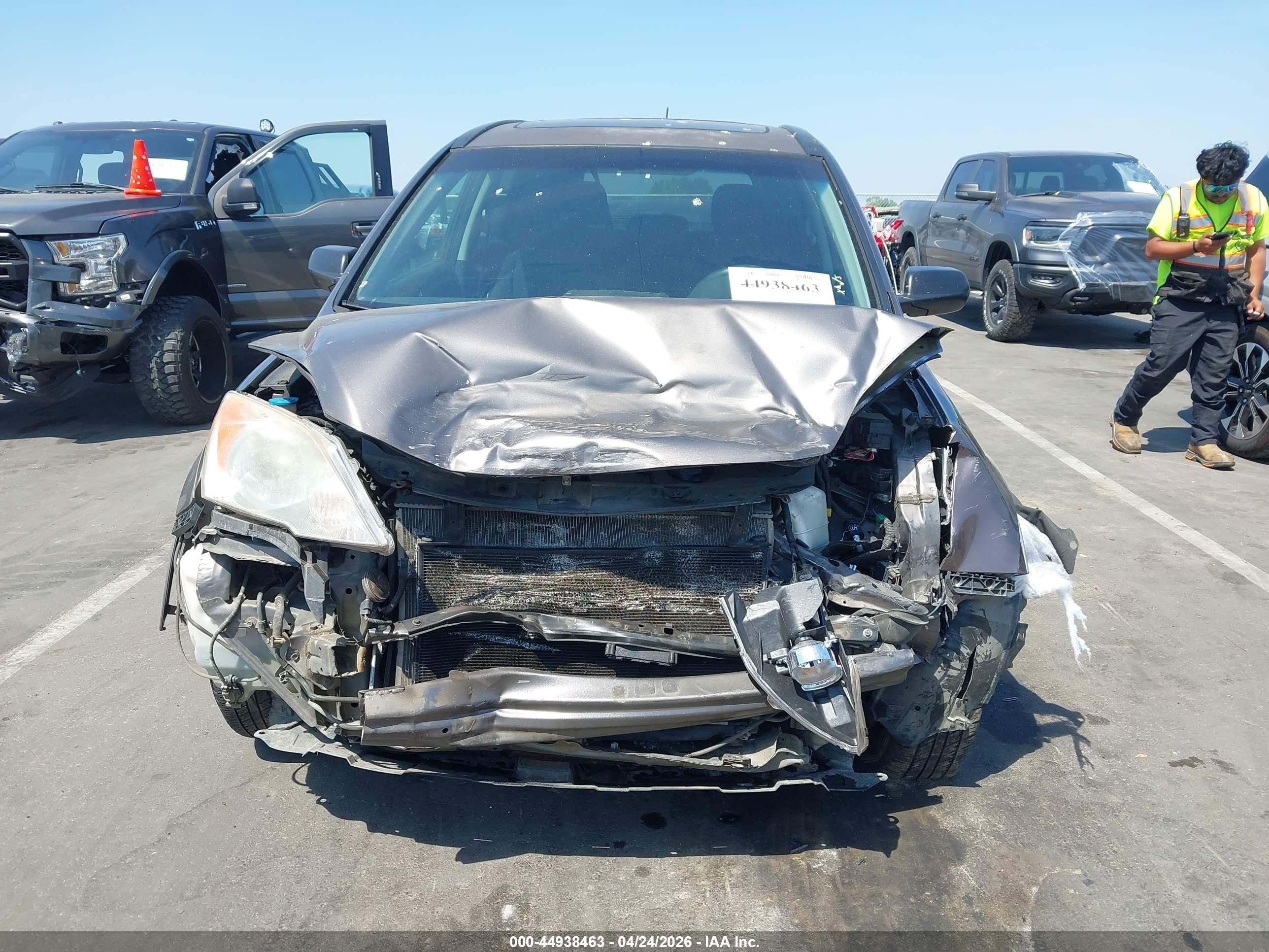 2010 Honda Cr-v Ex Gray vin: 5J6RE4H55AL085282