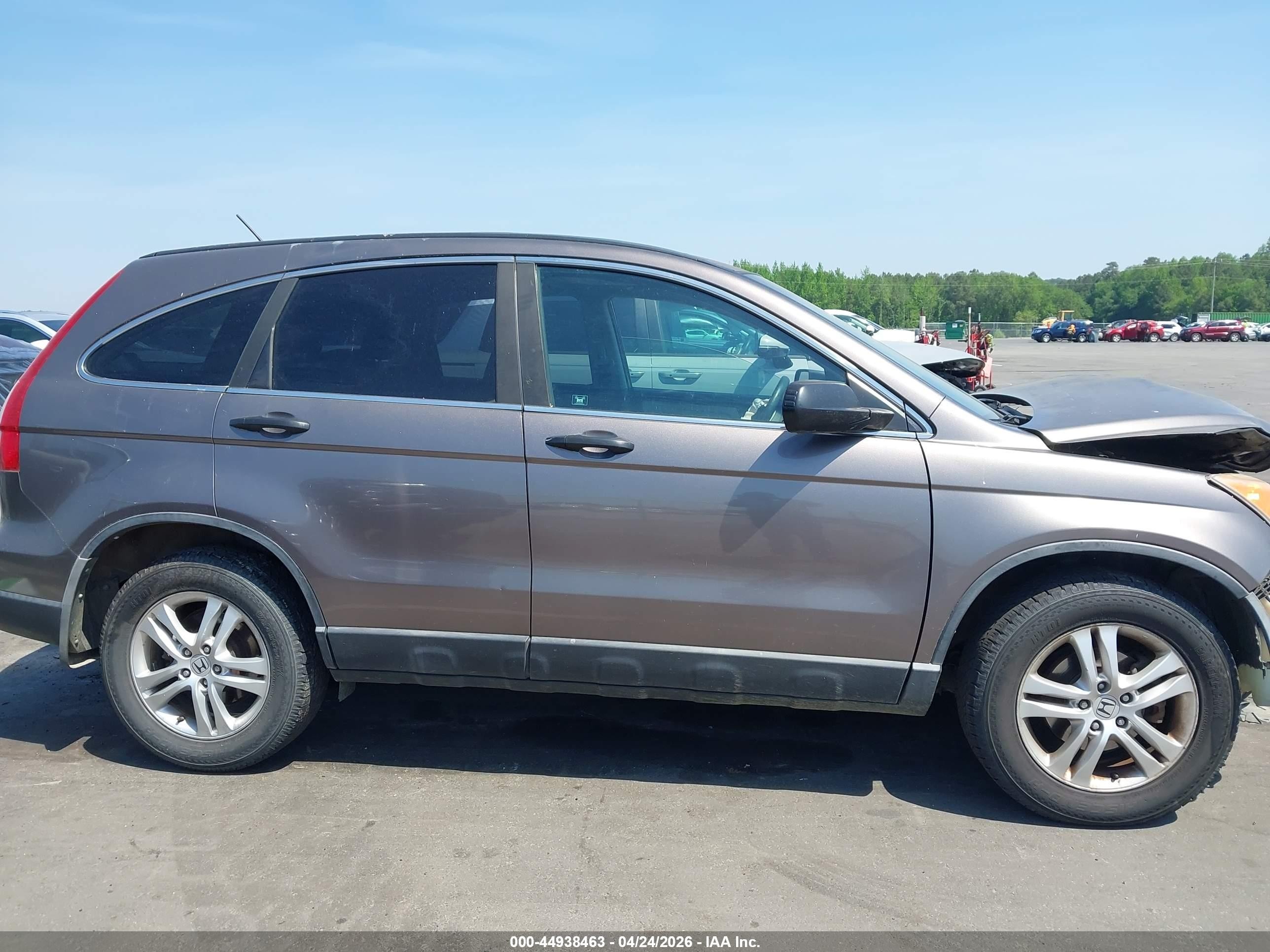 2010 Honda Cr-v Ex Gray vin: 5J6RE4H55AL085282