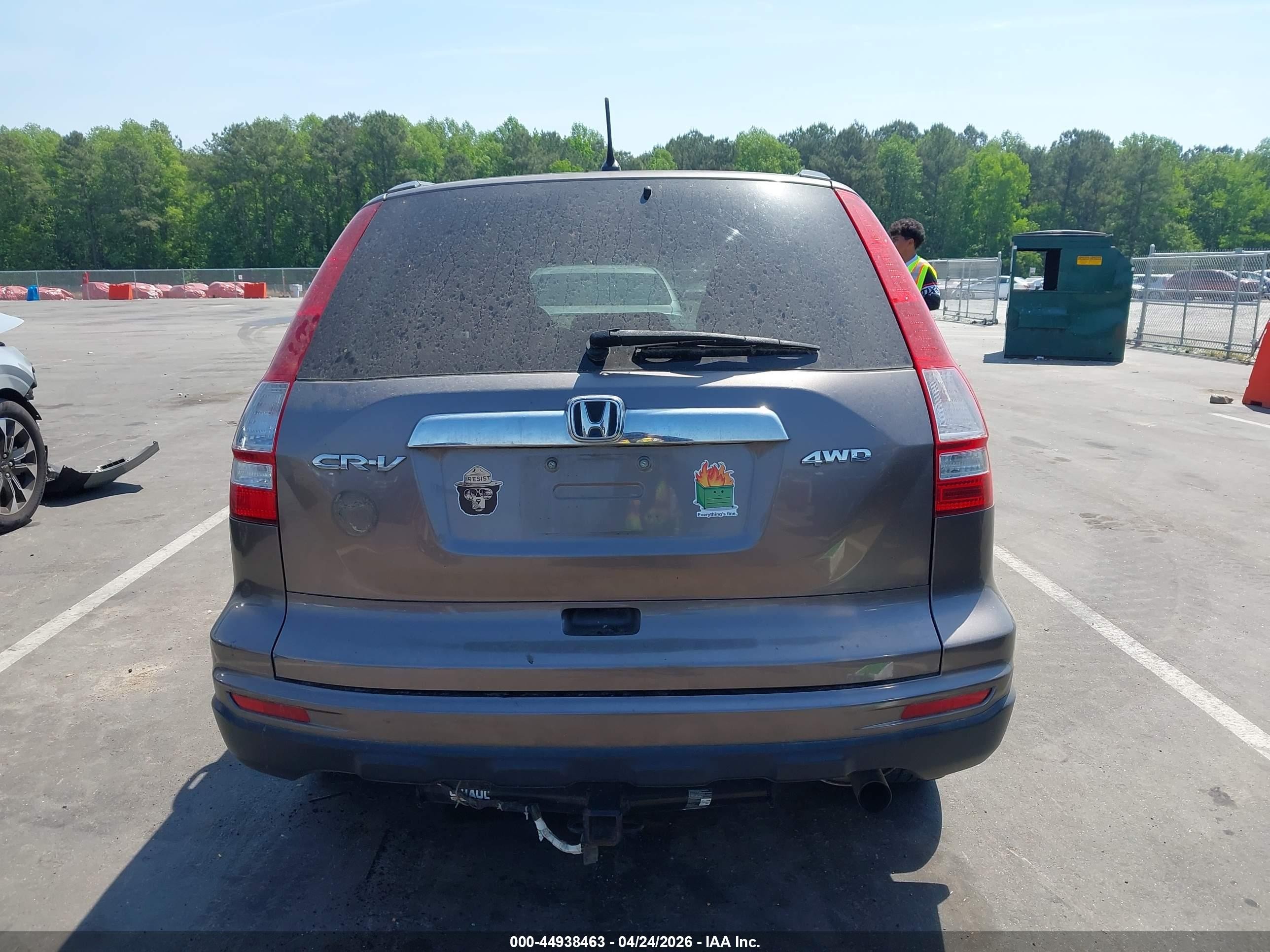 2010 Honda Cr-v Ex Gray vin: 5J6RE4H55AL085282