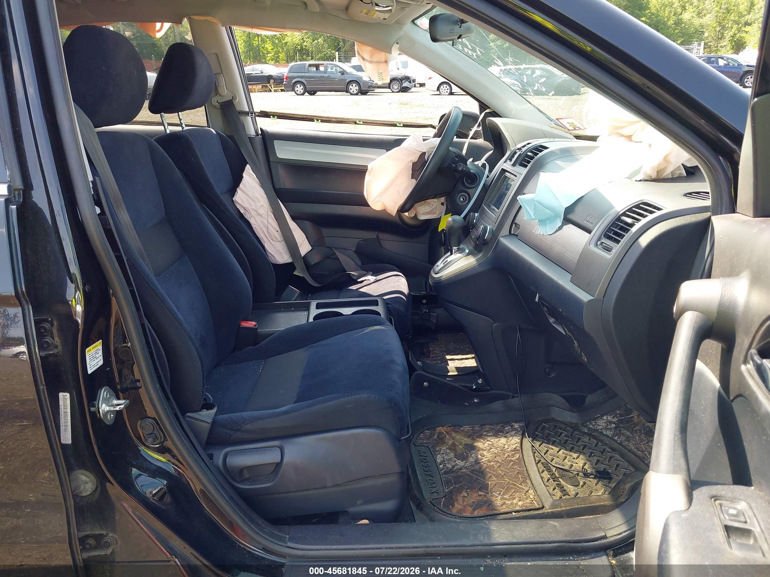 2010 Honda Cr-v Ex Black vin: 5J6RE4H55AL085587