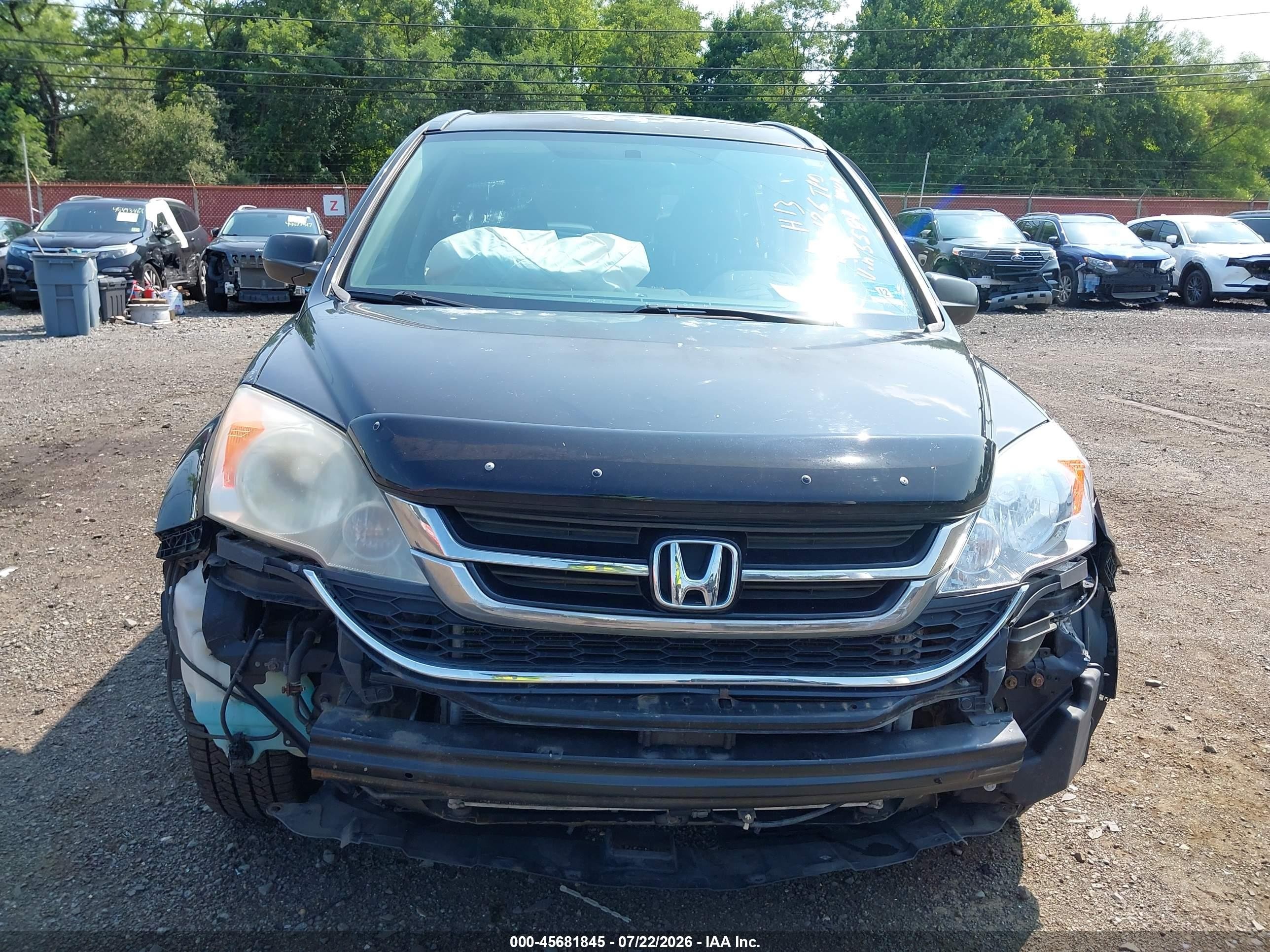 2010 Honda Cr-v Ex Black vin: 5J6RE4H55AL085587