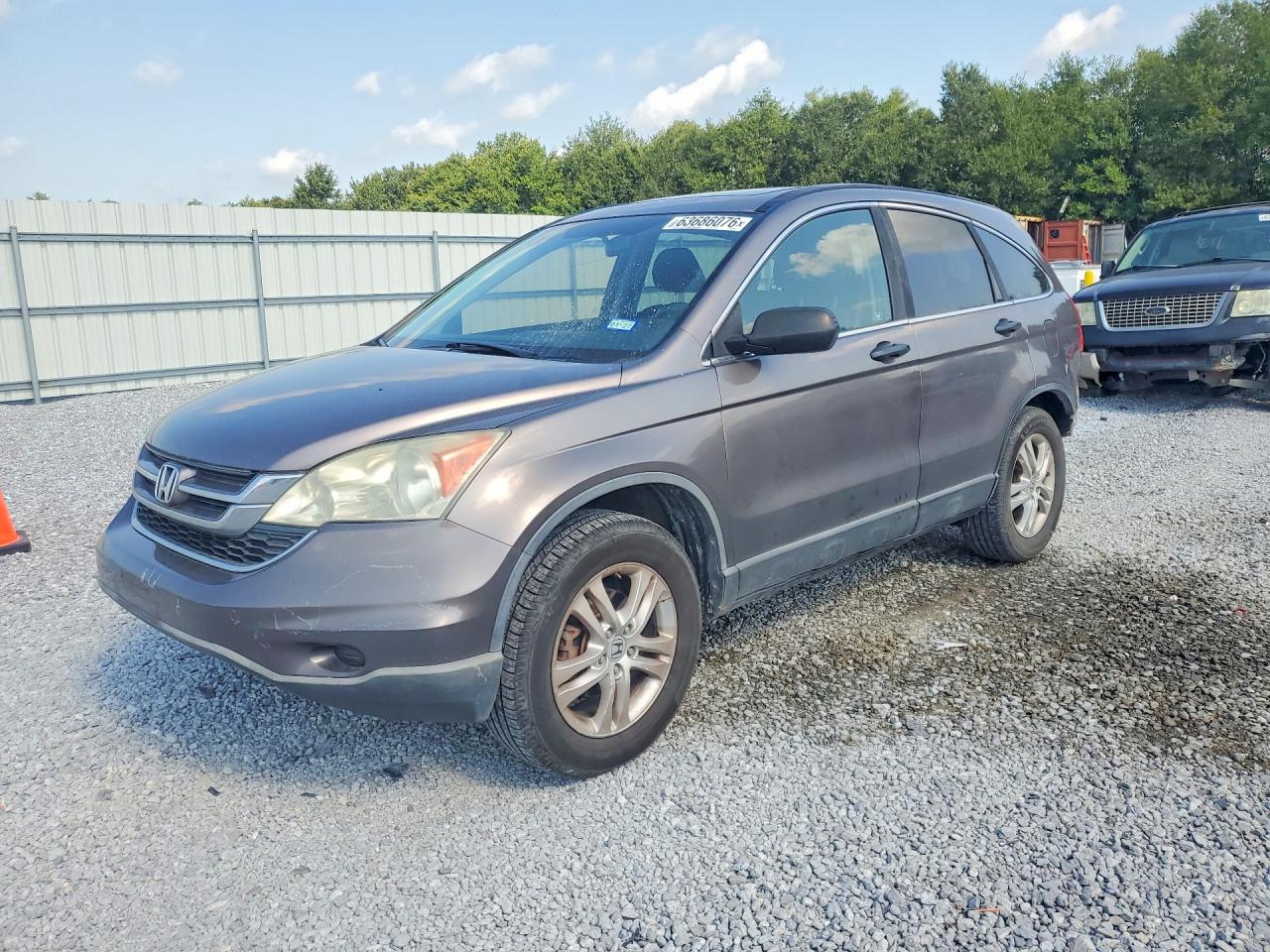2010 Honda Cr-v Gray vin: 5J6RE4H55AL094970