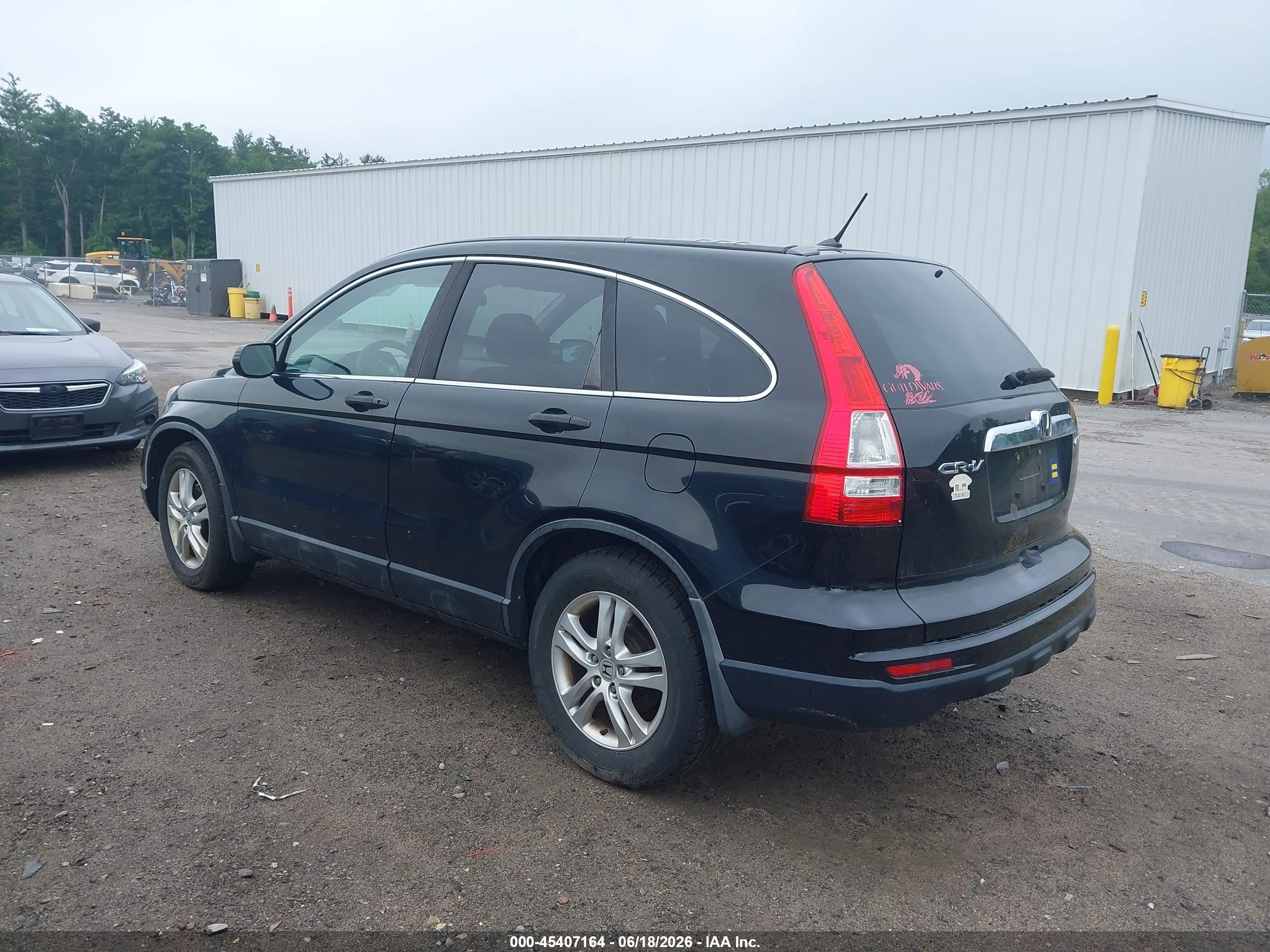 2011 Honda Cr-v Ex Черный vin: 5J6RE4H55BL006856