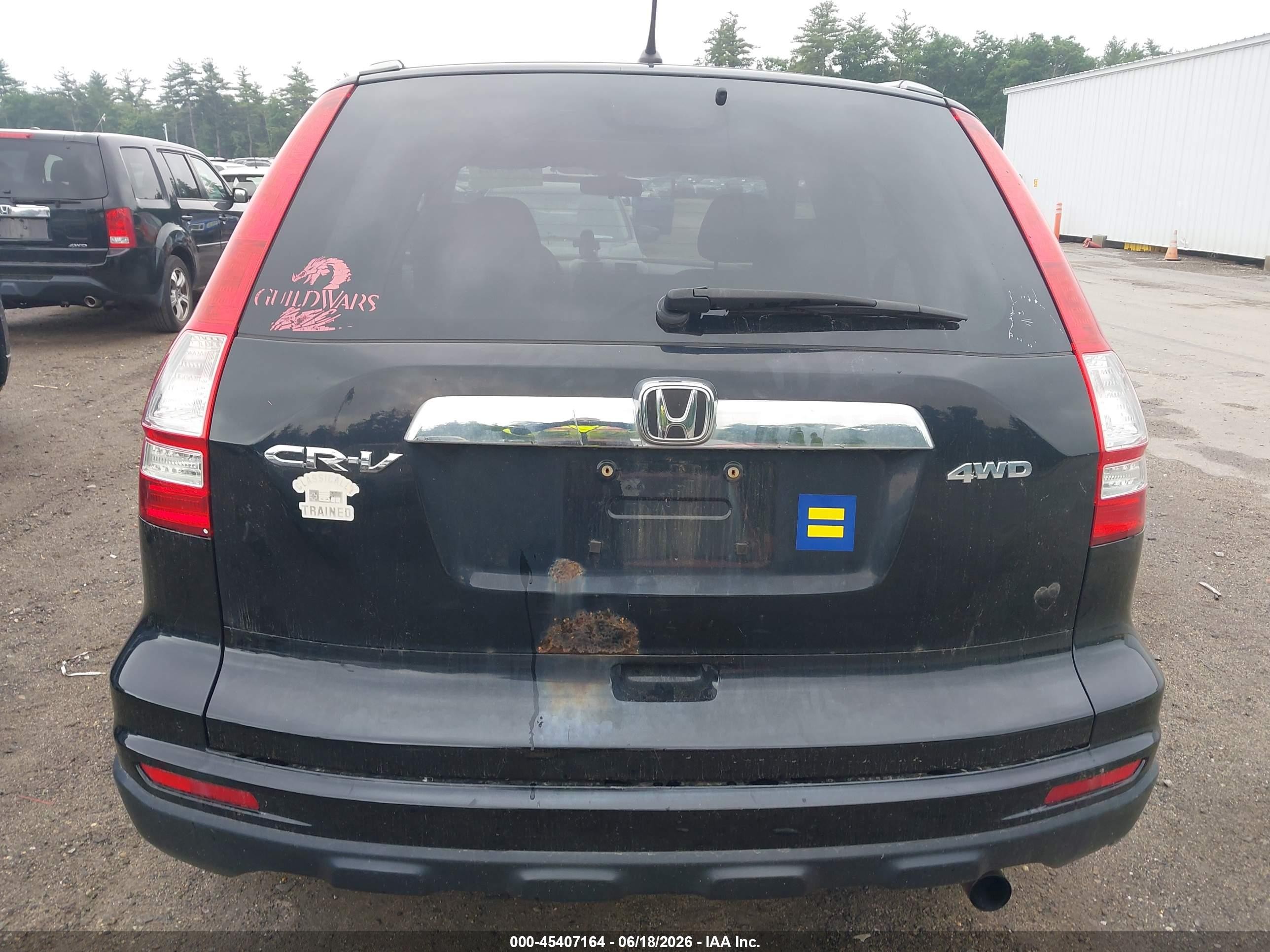 2011 Honda Cr-v Ex Черный vin: 5J6RE4H55BL006856