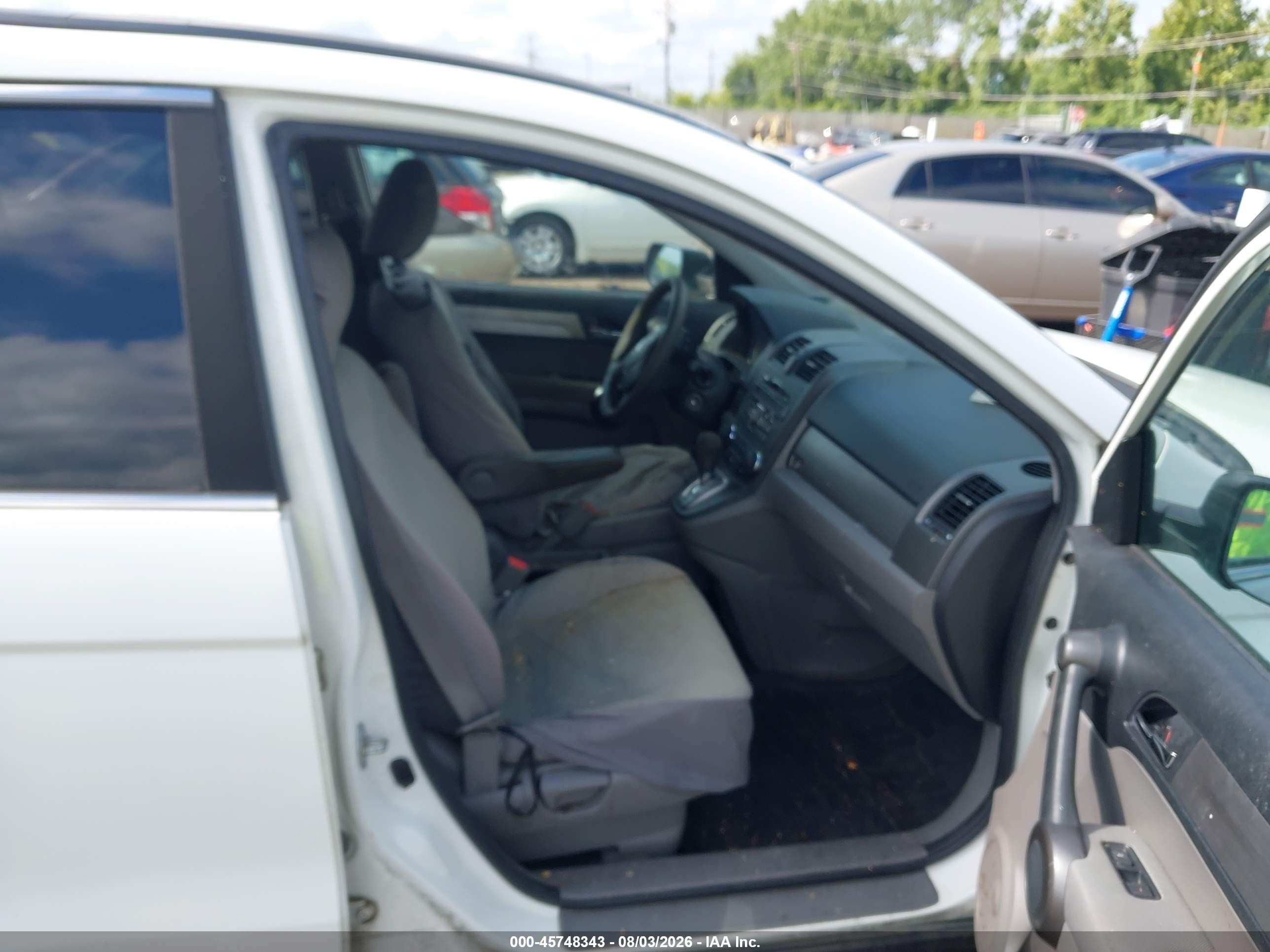 2011 Honda Cr-v Ex White vin: 5J6RE4H55BL027559