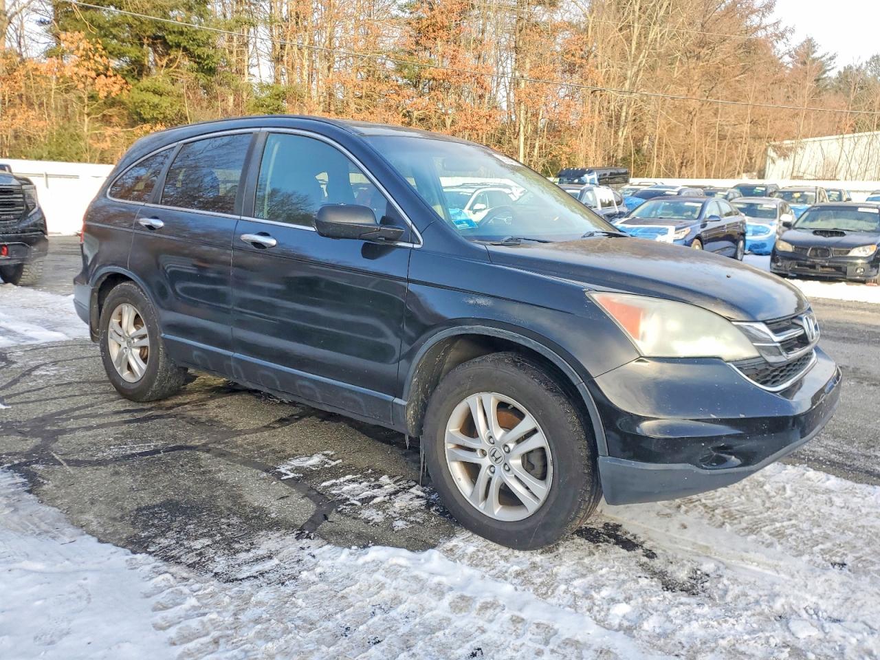 2011 Honda Cr-v Ex Black vin: 5J6RE4H55BL076552