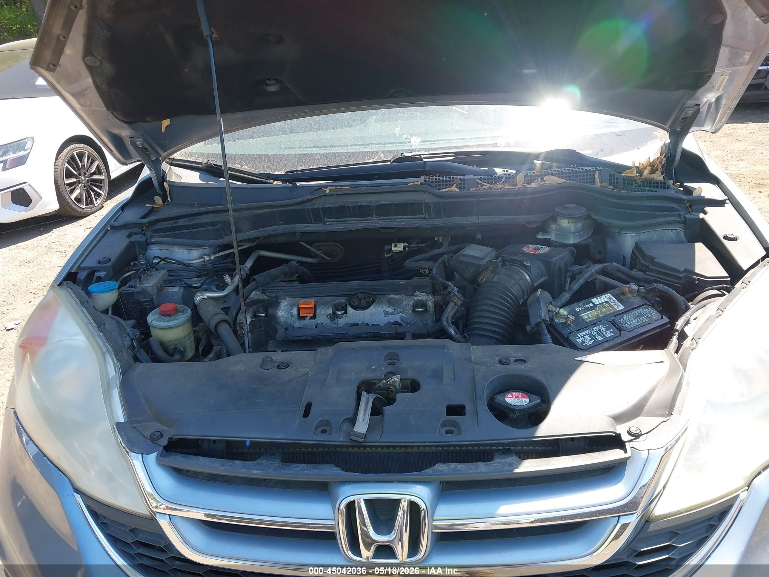 2010 Honda Cr-v Ex Light Blue vin: 5J6RE4H56AL015466