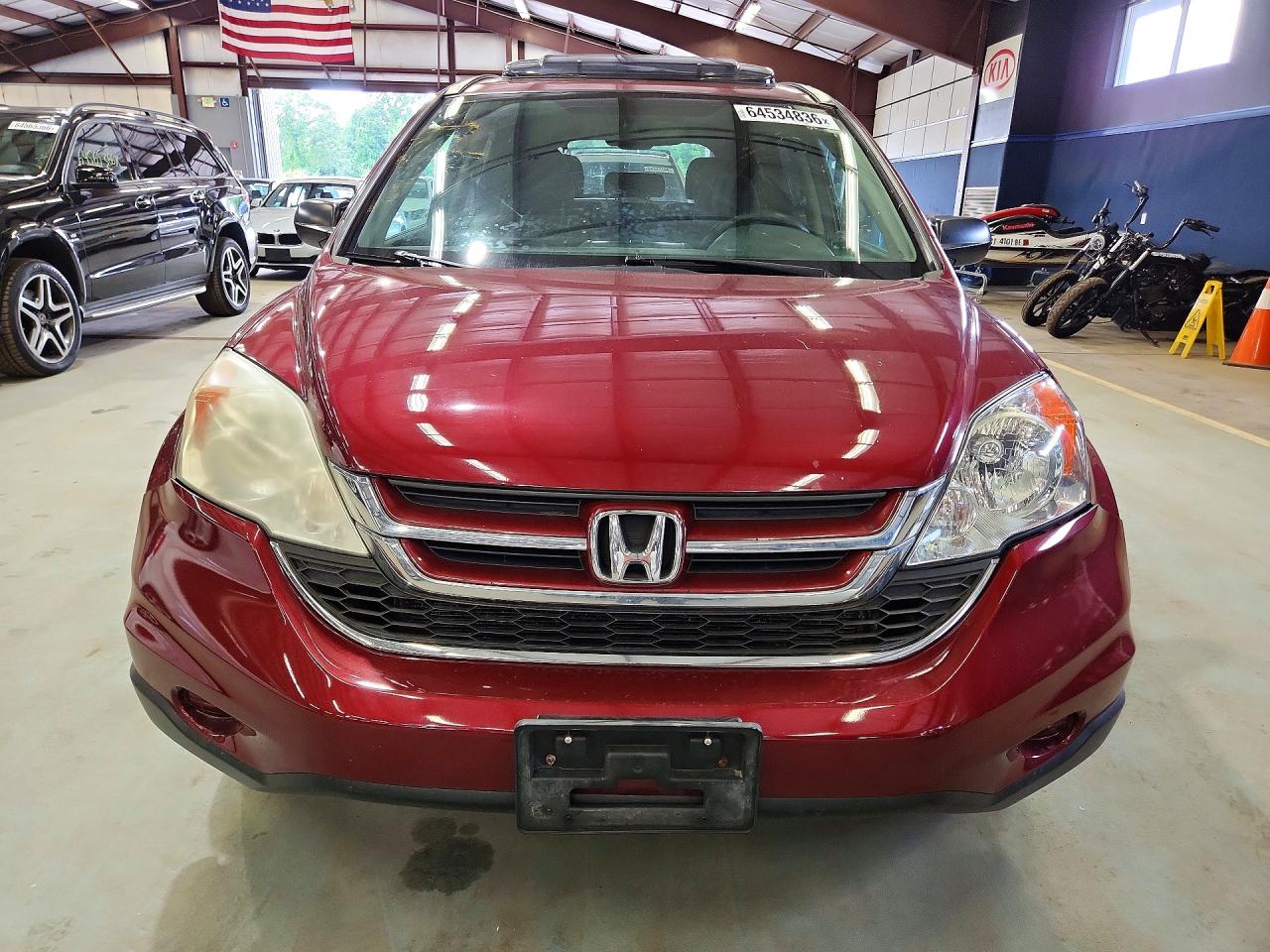 2010 Honda Cr-v Ex Burgundy vin: 5J6RE4H56AL042554