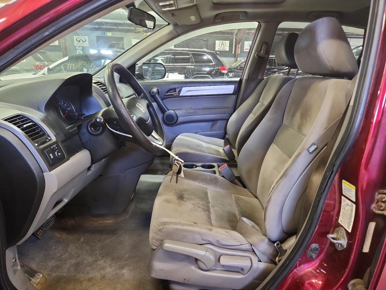 2010 Honda Cr-v Ex Burgundy vin: 5J6RE4H56AL042554