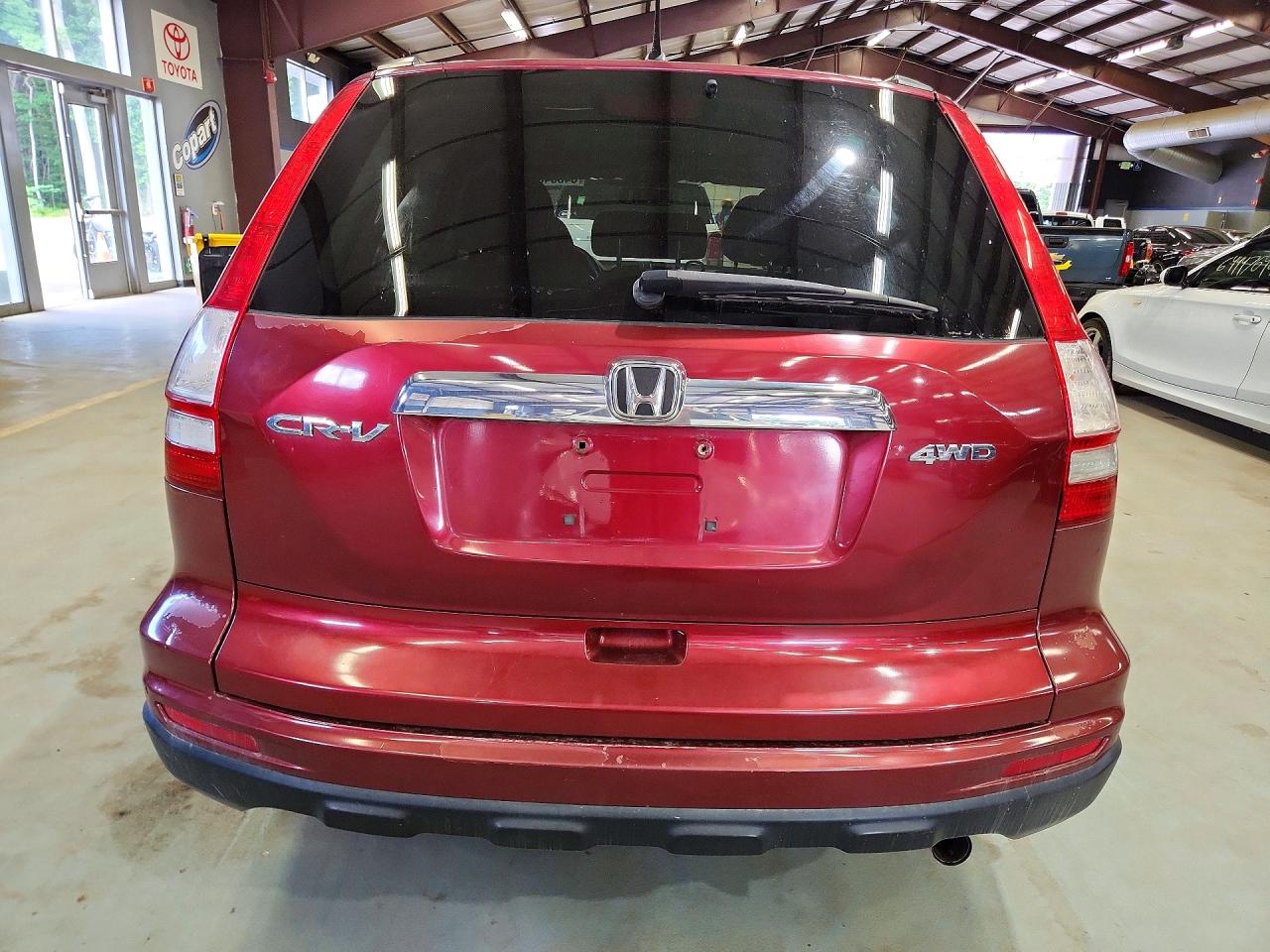 2010 Honda Cr-v Ex Burgundy vin: 5J6RE4H56AL042554