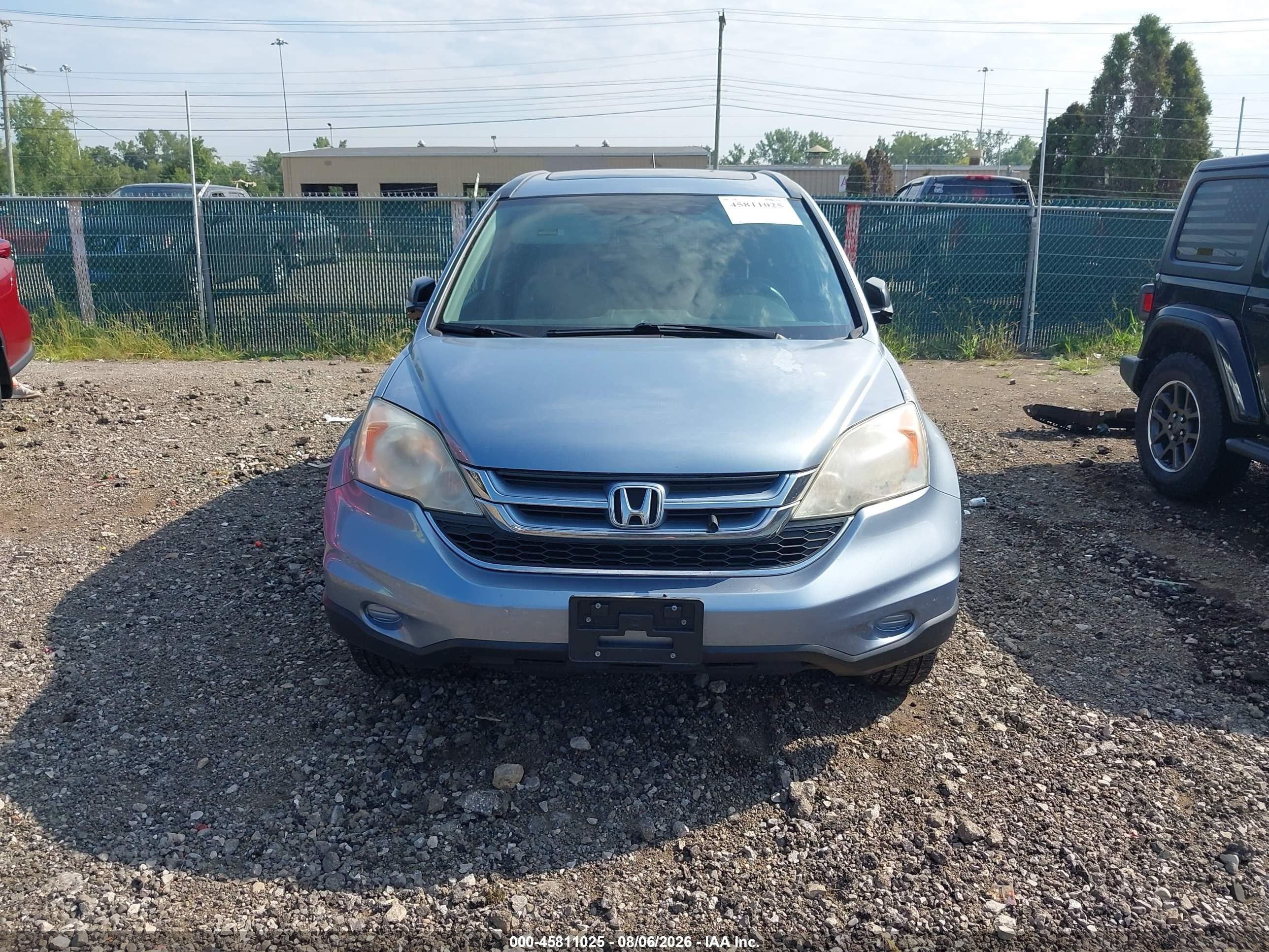 2010 Honda Cr-v Ex Blue vin: 5J6RE4H56AL045924
