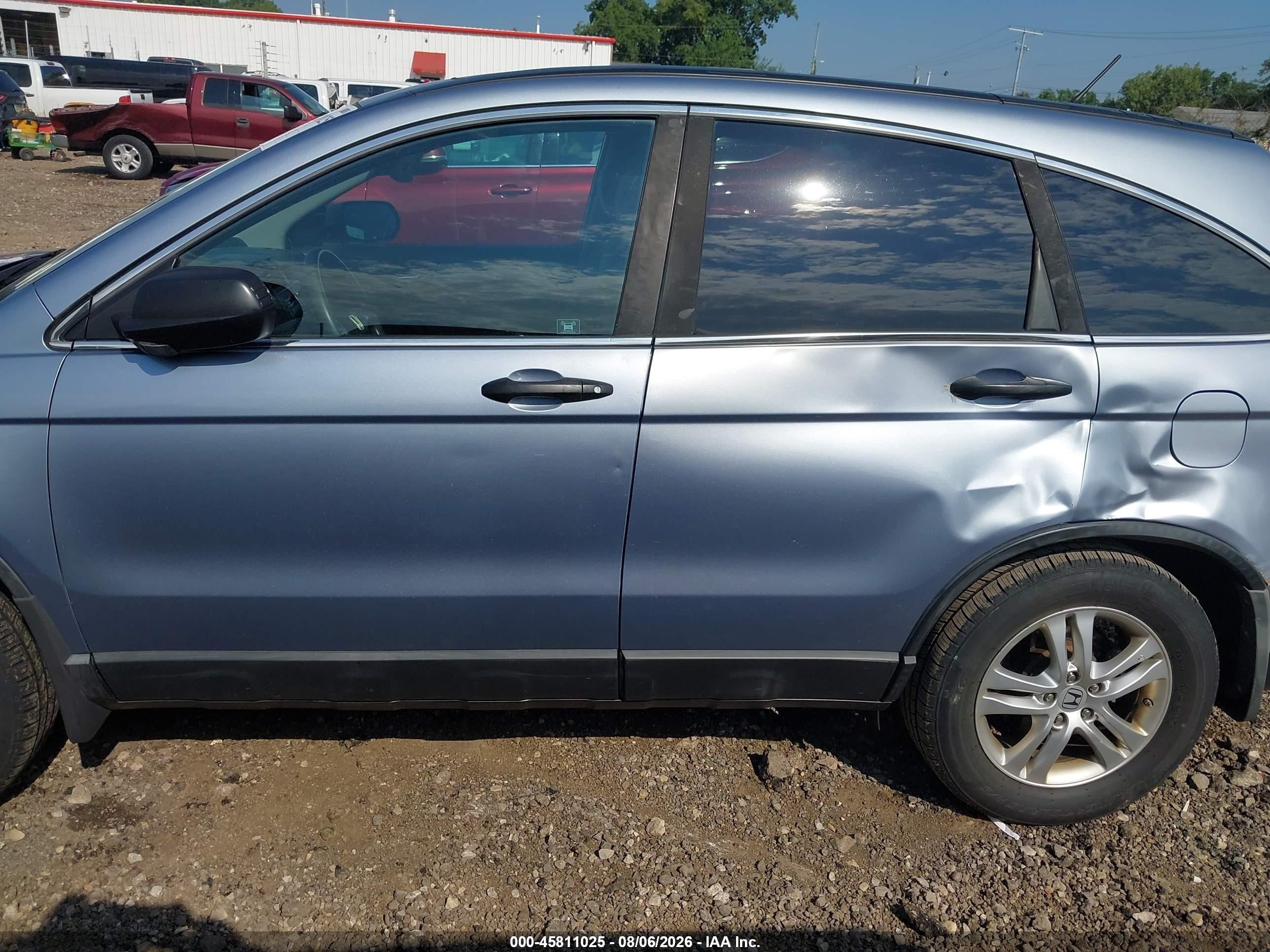 2010 Honda Cr-v Ex Blue vin: 5J6RE4H56AL045924