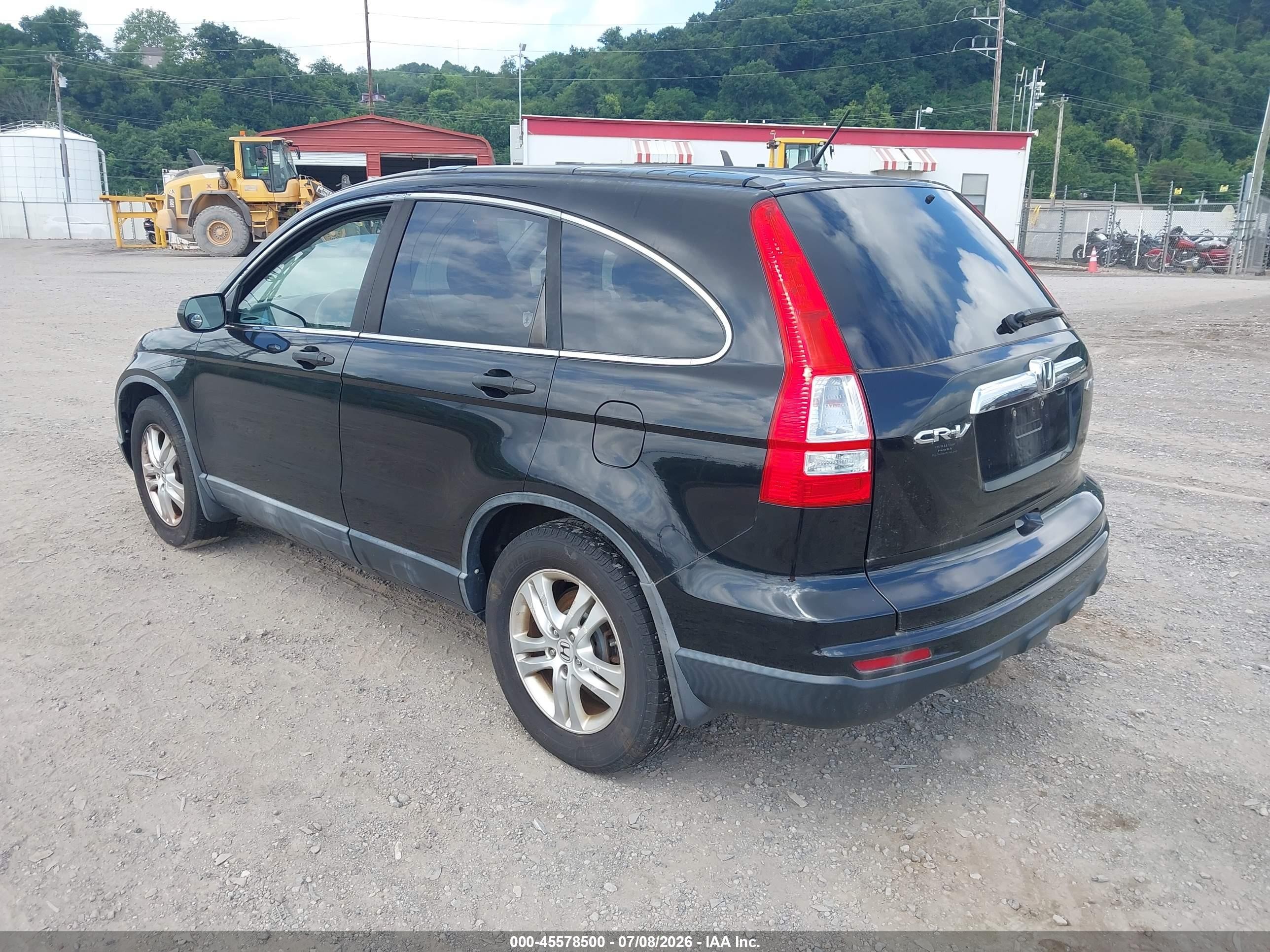 2010 Honda Cr-v Ex Black vin: 5J6RE4H56AL084707