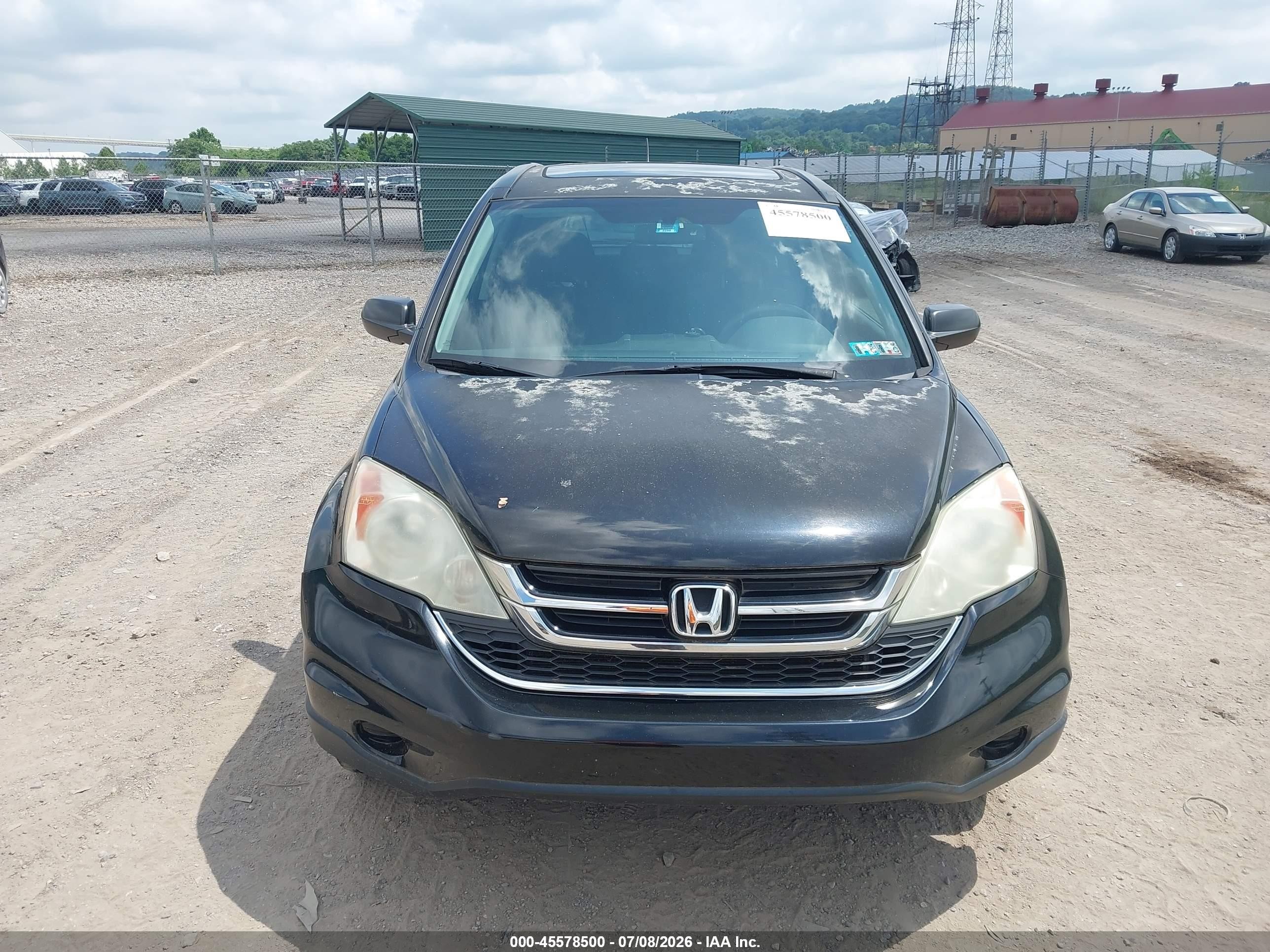 2010 Honda Cr-v Ex Black vin: 5J6RE4H56AL084707