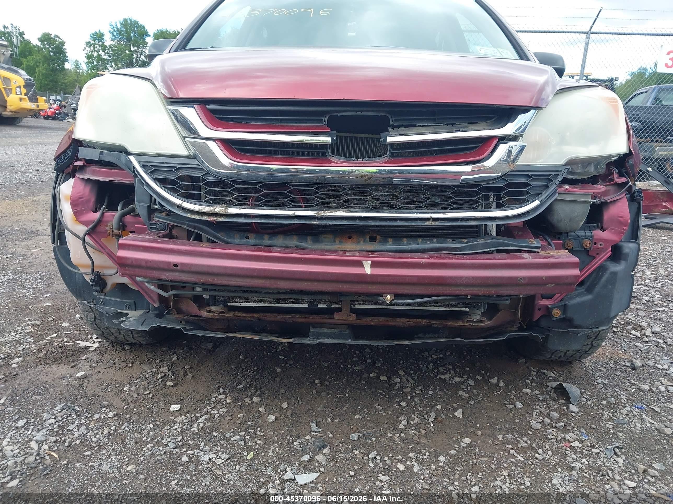 2010 Honda Cr-v Ex Red vin: 5J6RE4H56AL090281