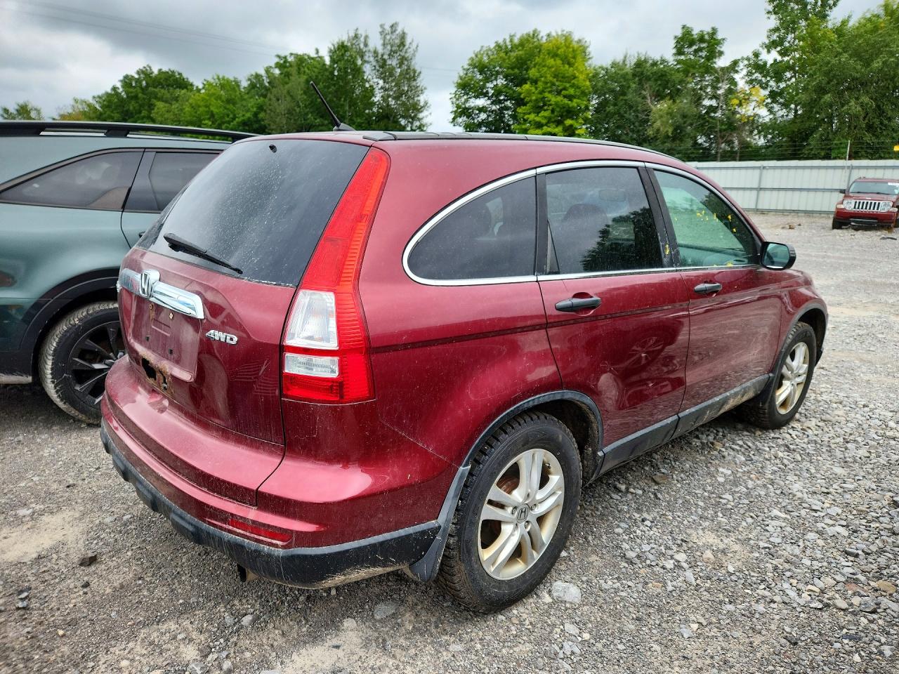 2010 Honda Cr-v Ex Red vin: 5J6RE4H56AL094685
