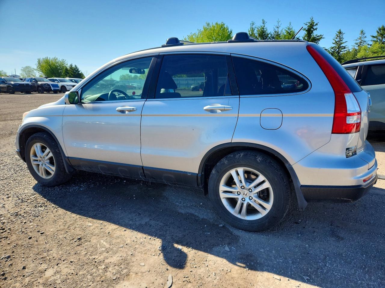 2010 Honda Cr-v Ex Silver vin: 5J6RE4H56AL819458