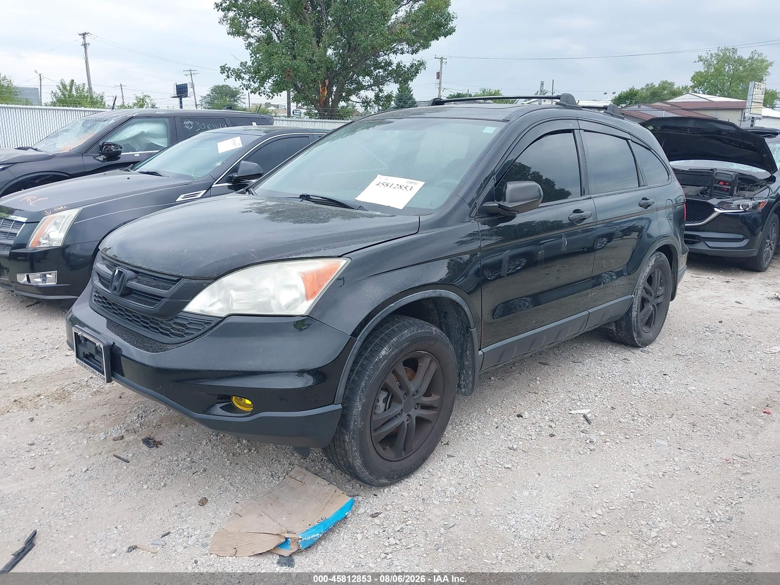 2011 Honda Cr-v Ex Black vin: 5J6RE4H56BL023083