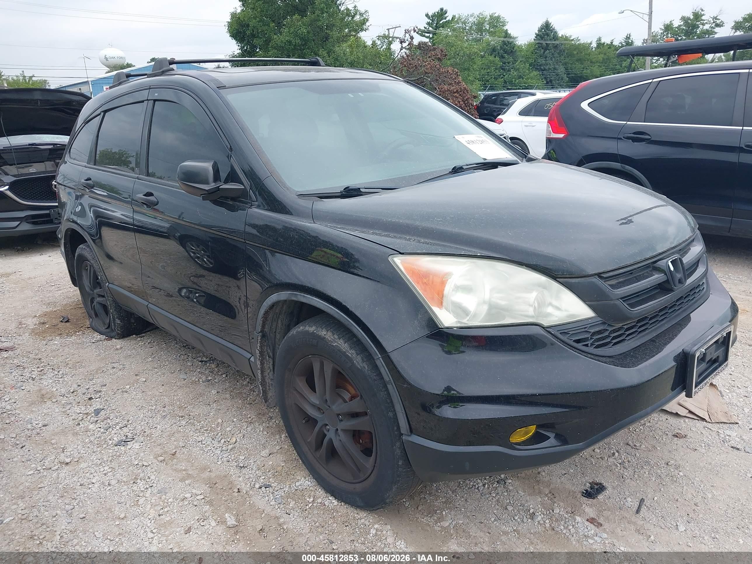 2011 Honda Cr-v Ex Черный vin: 5J6RE4H56BL023083