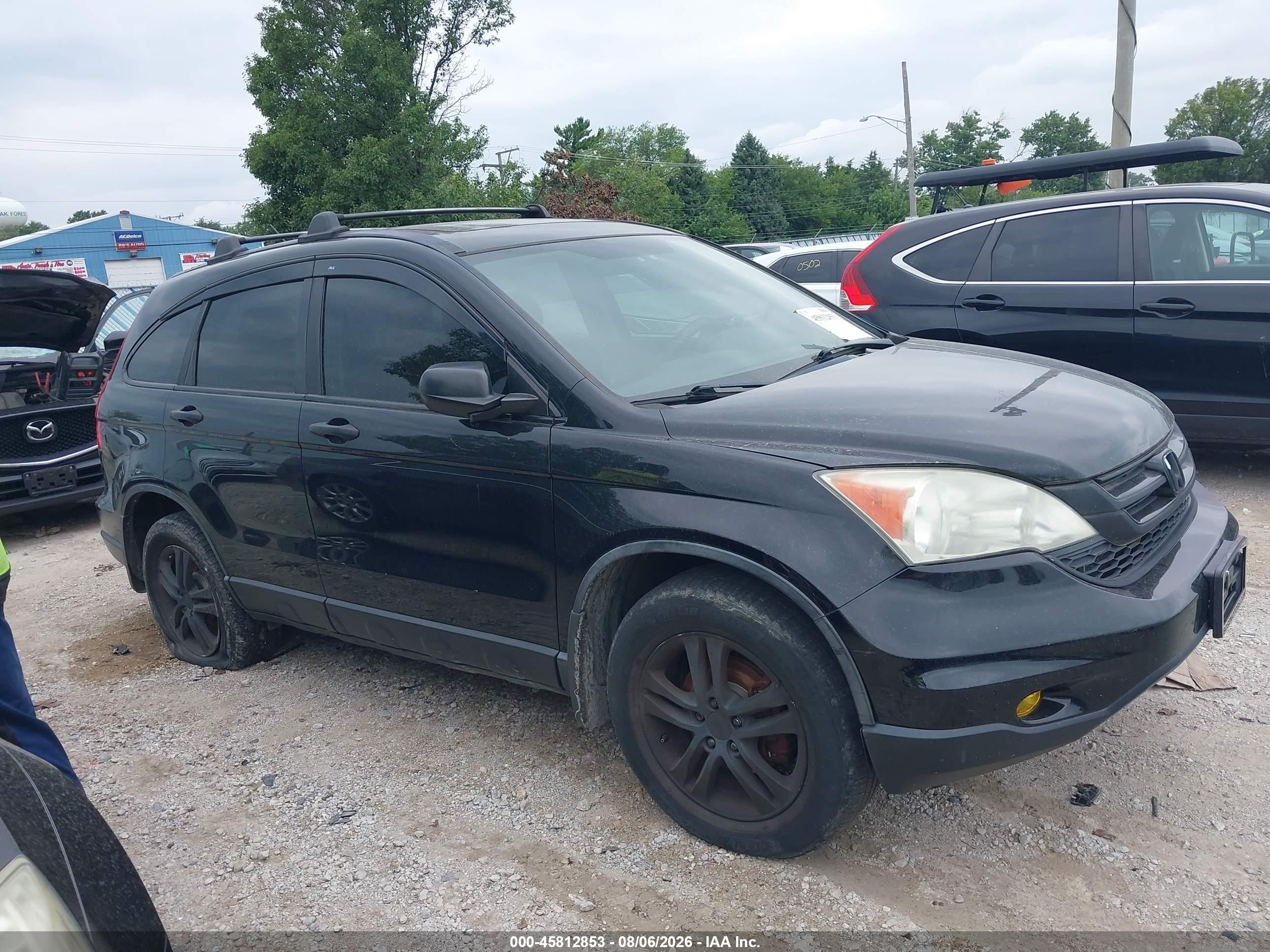 2011 Honda Cr-v Ex Black vin: 5J6RE4H56BL023083