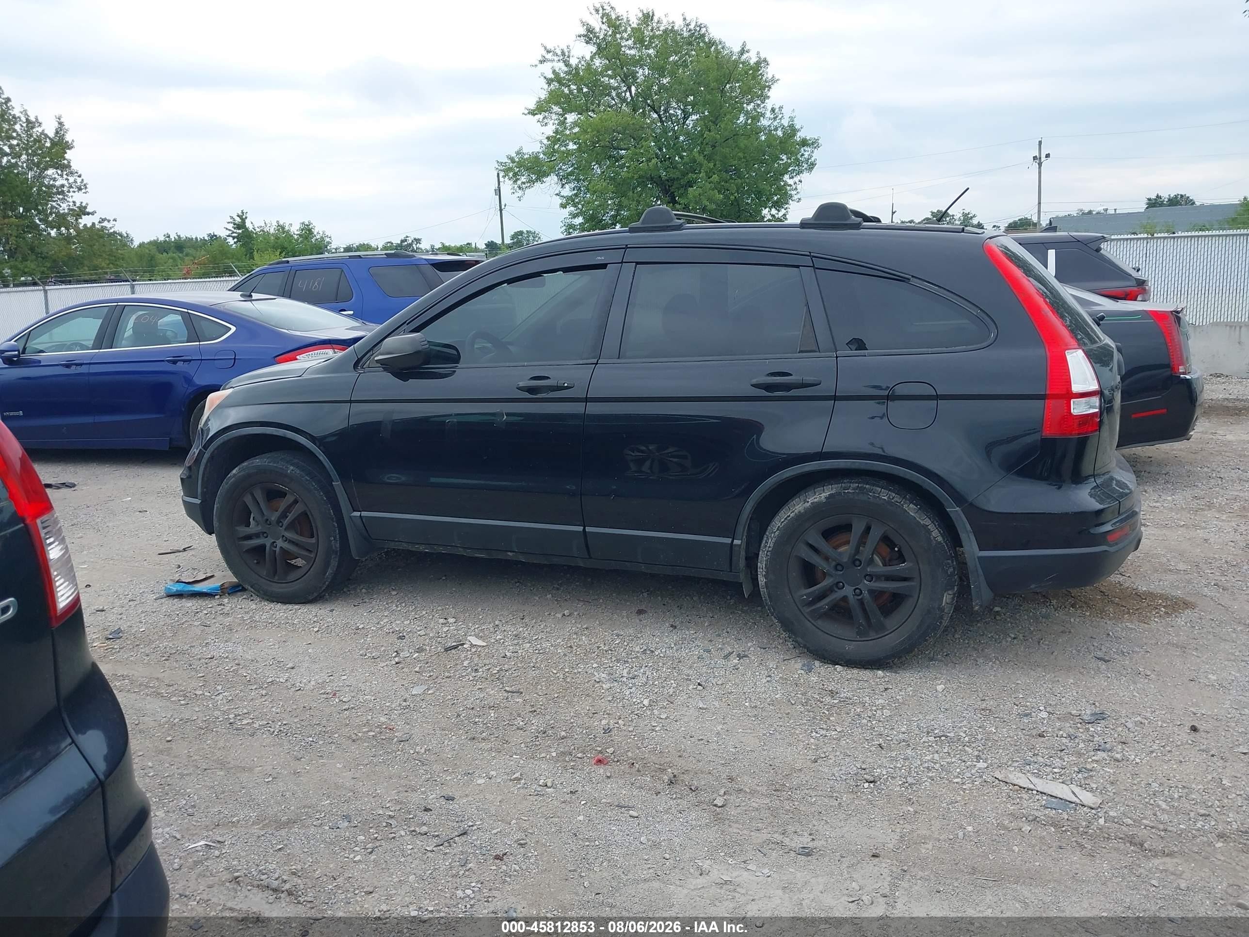 2011 Honda Cr-v Ex Black vin: 5J6RE4H56BL023083