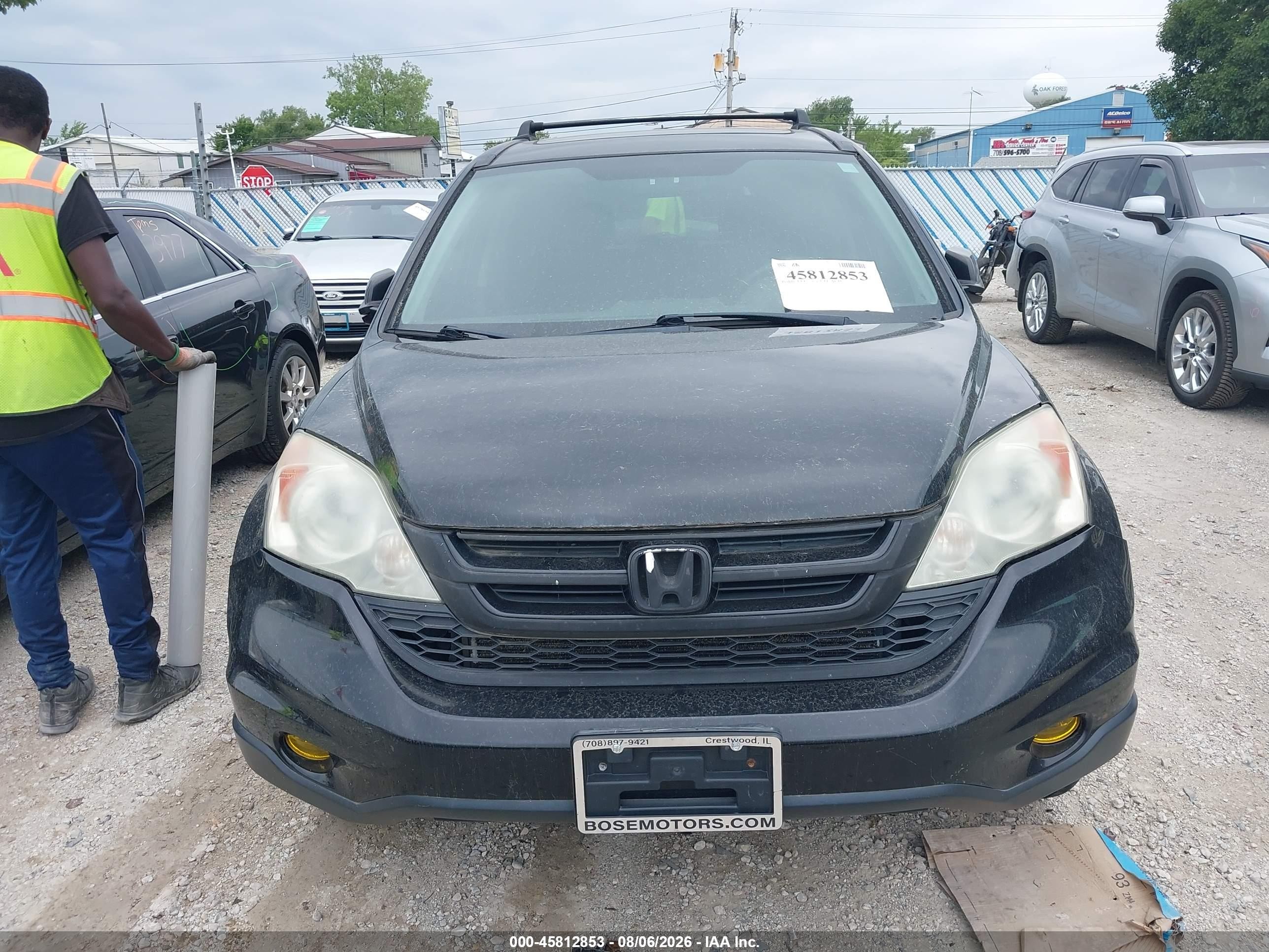 2011 Honda Cr-v Ex Black vin: 5J6RE4H56BL023083