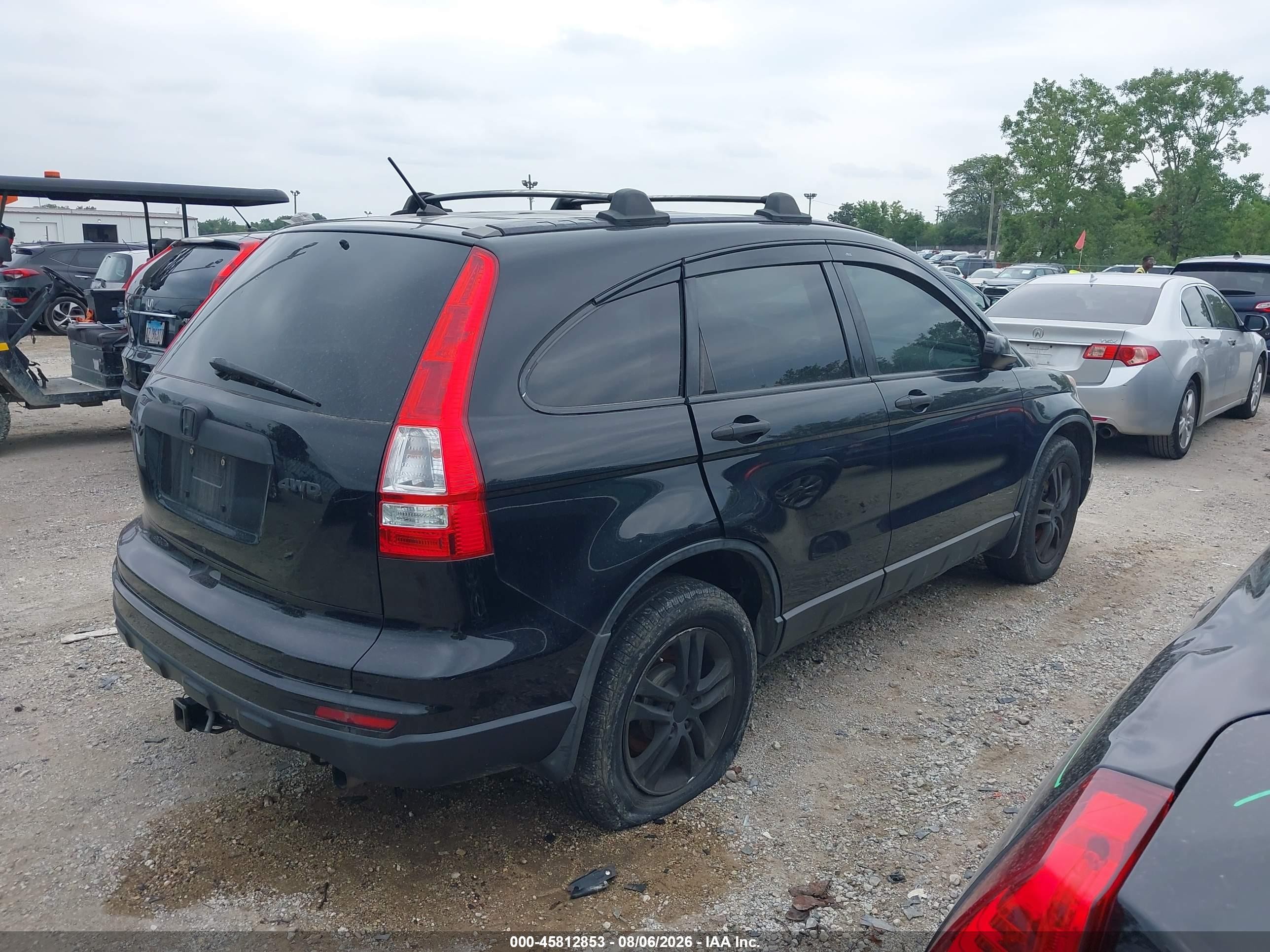 2011 Honda Cr-v Ex Black vin: 5J6RE4H56BL023083