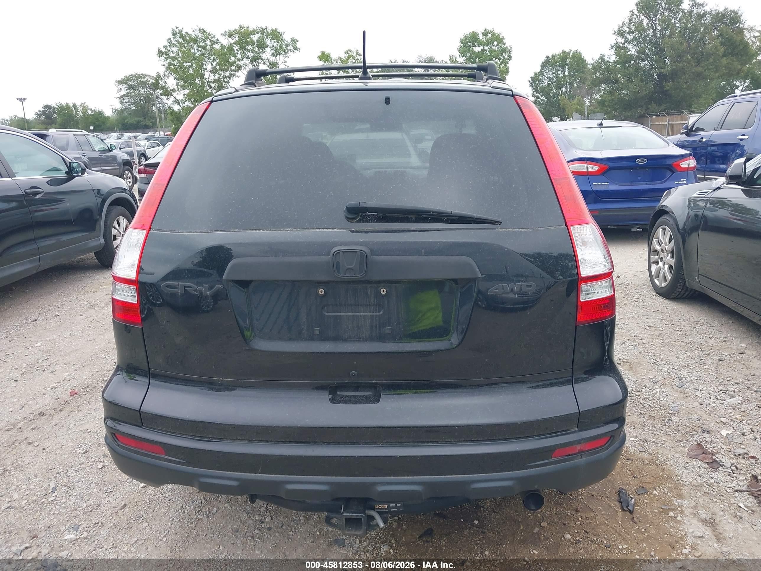 2011 Honda Cr-v Ex Black vin: 5J6RE4H56BL023083