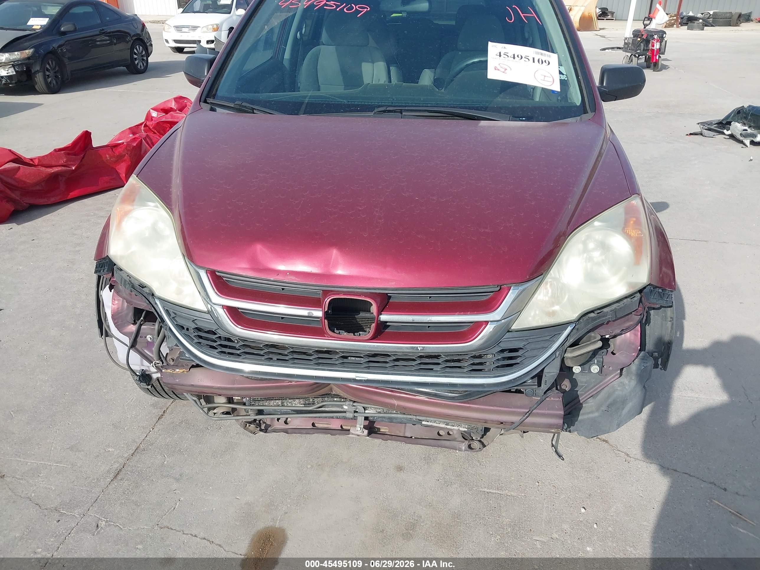 2011 Honda Cr-v Ex Red vin: 5J6RE4H56BL062076