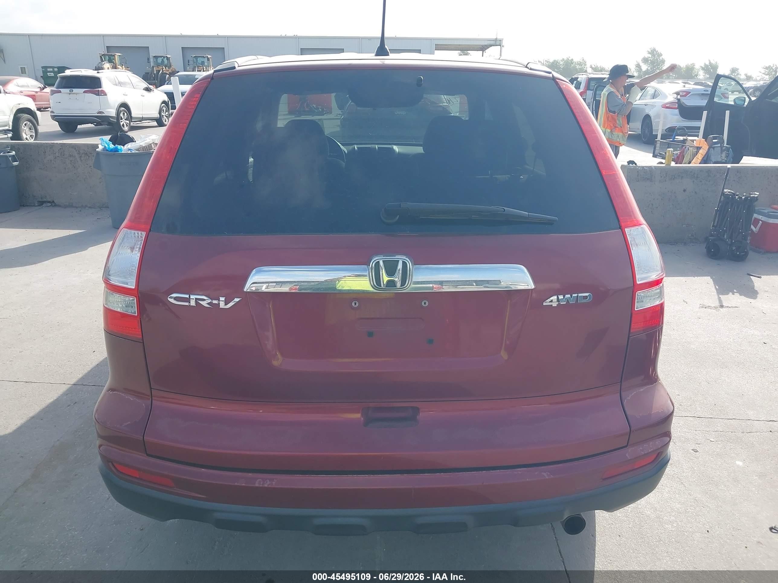 2011 Honda Cr-v Ex Red vin: 5J6RE4H56BL062076