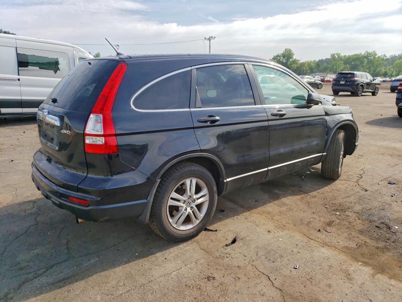 2011 Honda Cr-v Ex Black vin: 5J6RE4H56BL110305