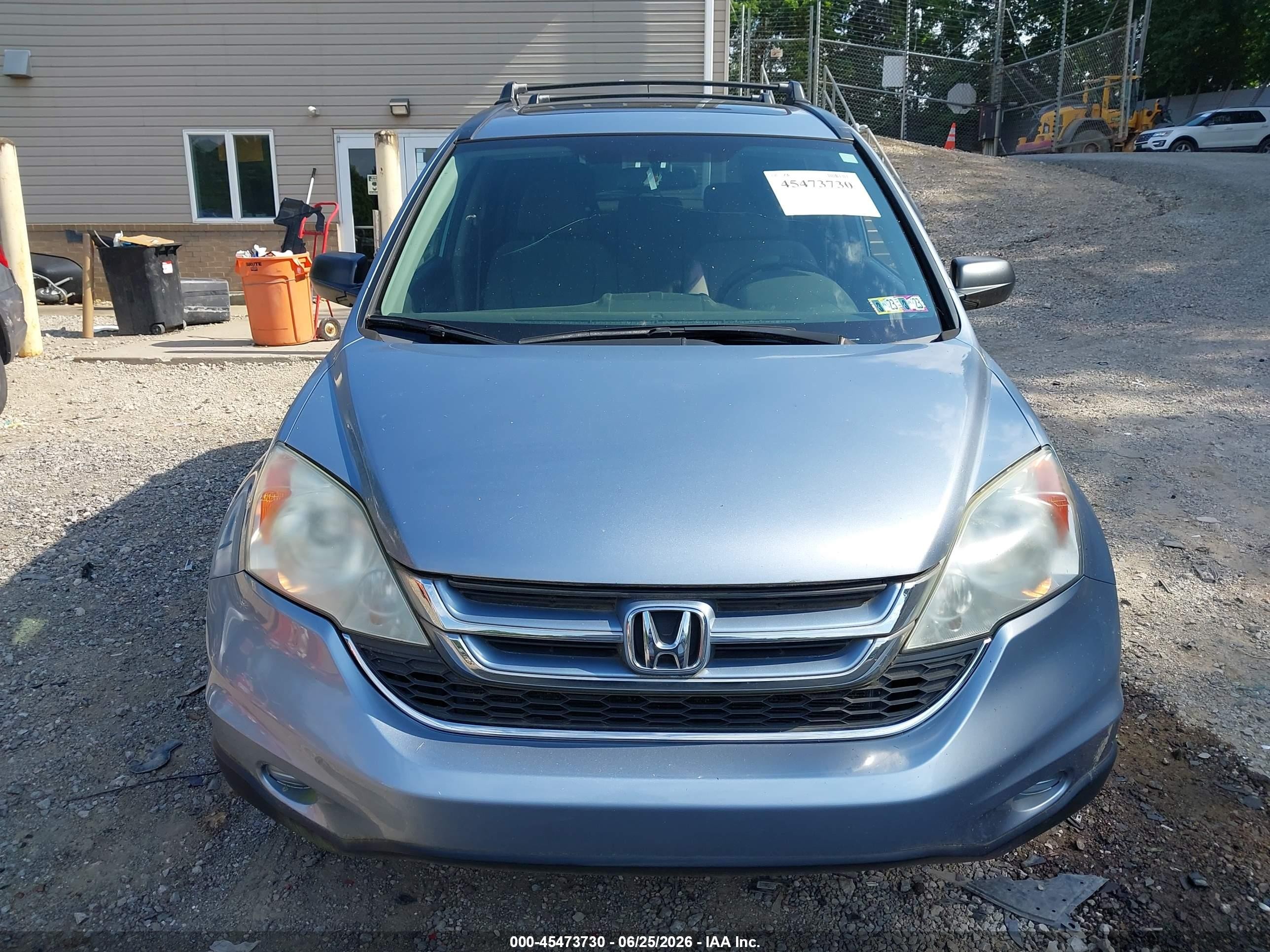 2010 Honda Cr-v Ex Blue vin: 5J6RE4H57AL004718
