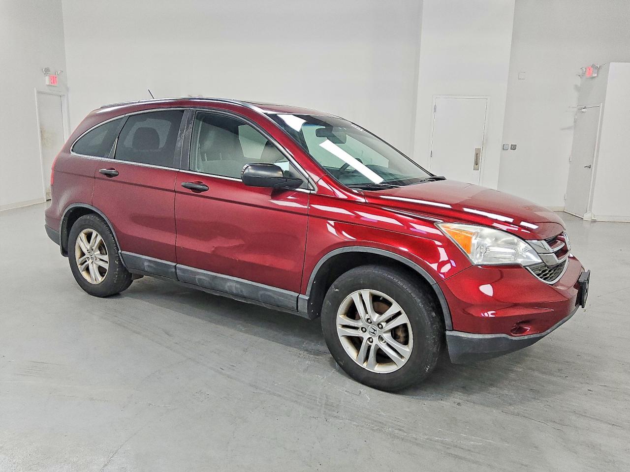 2010 Honda Cr-v Ex Burgundy vin: 5J6RE4H57AL010521