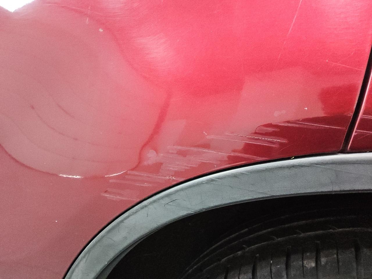 2010 Honda Cr-v Ex Burgundy vin: 5J6RE4H57AL010521 Damage: Left Rear Door, Previous Repair, Substandard Repair
