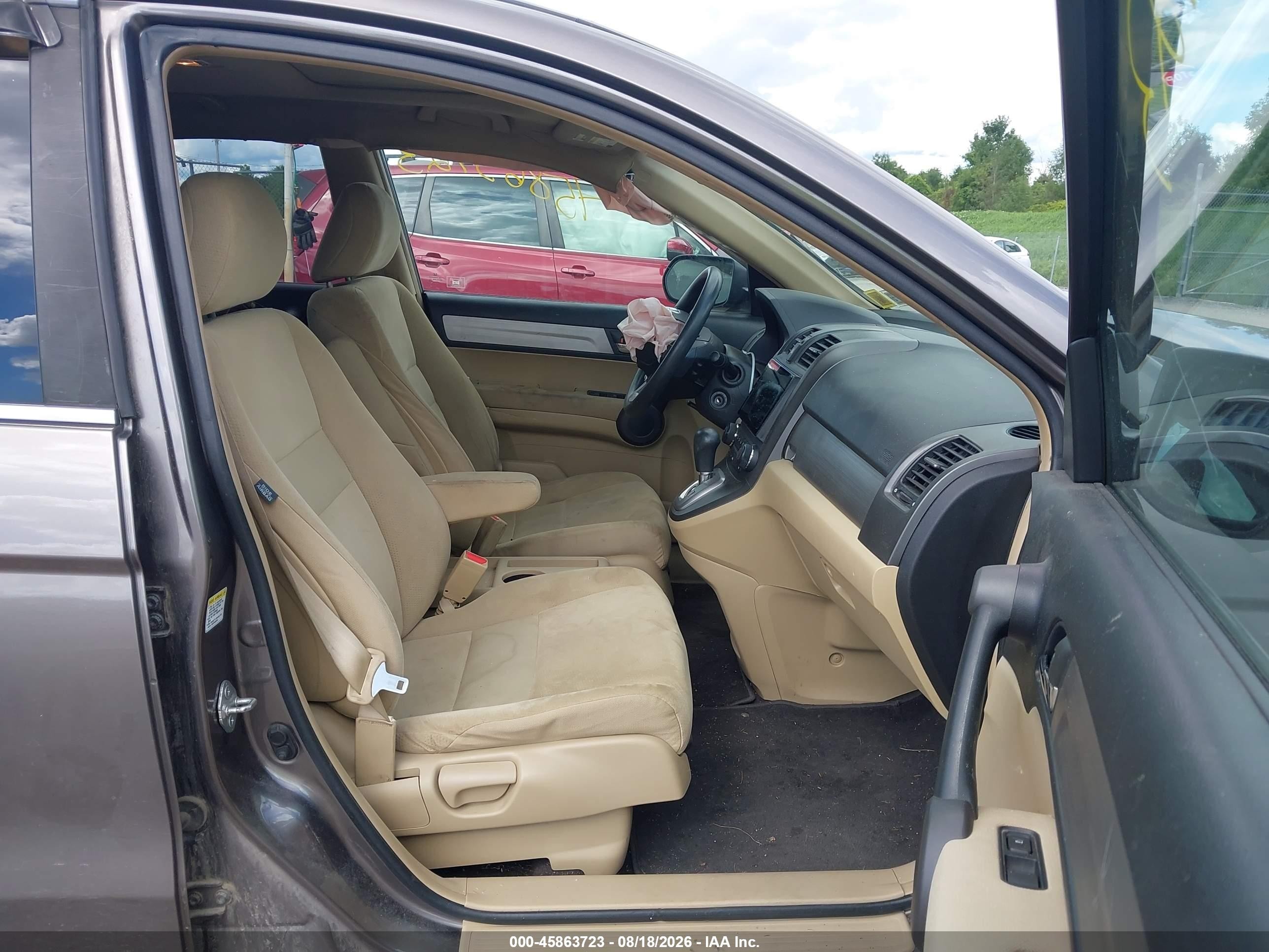 2010 Honda Cr-v Ex Gray vin: 5J6RE4H57AL033328