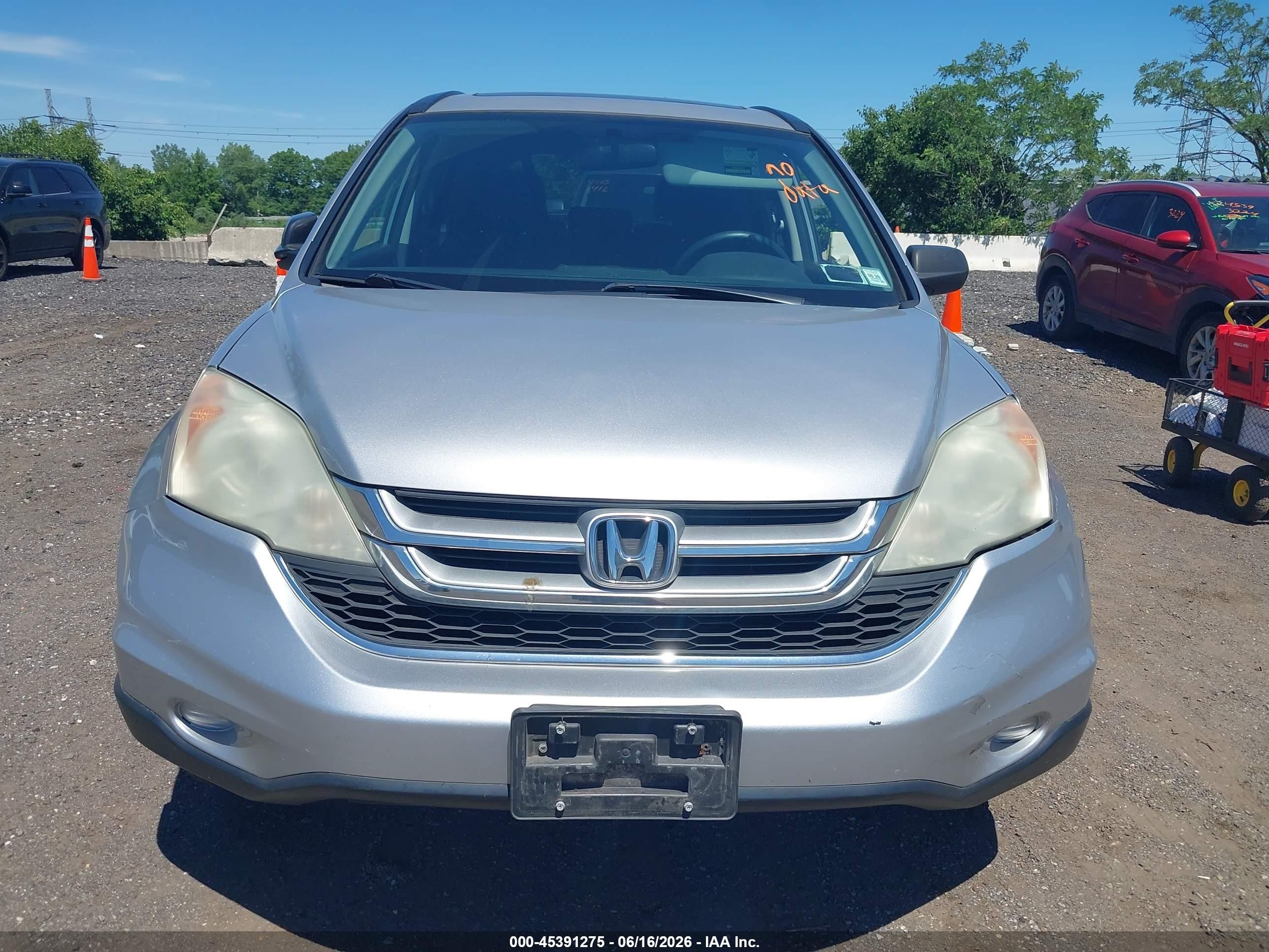 2010 Honda Cr-v Ex Серый vin: 5J6RE4H57AL076082