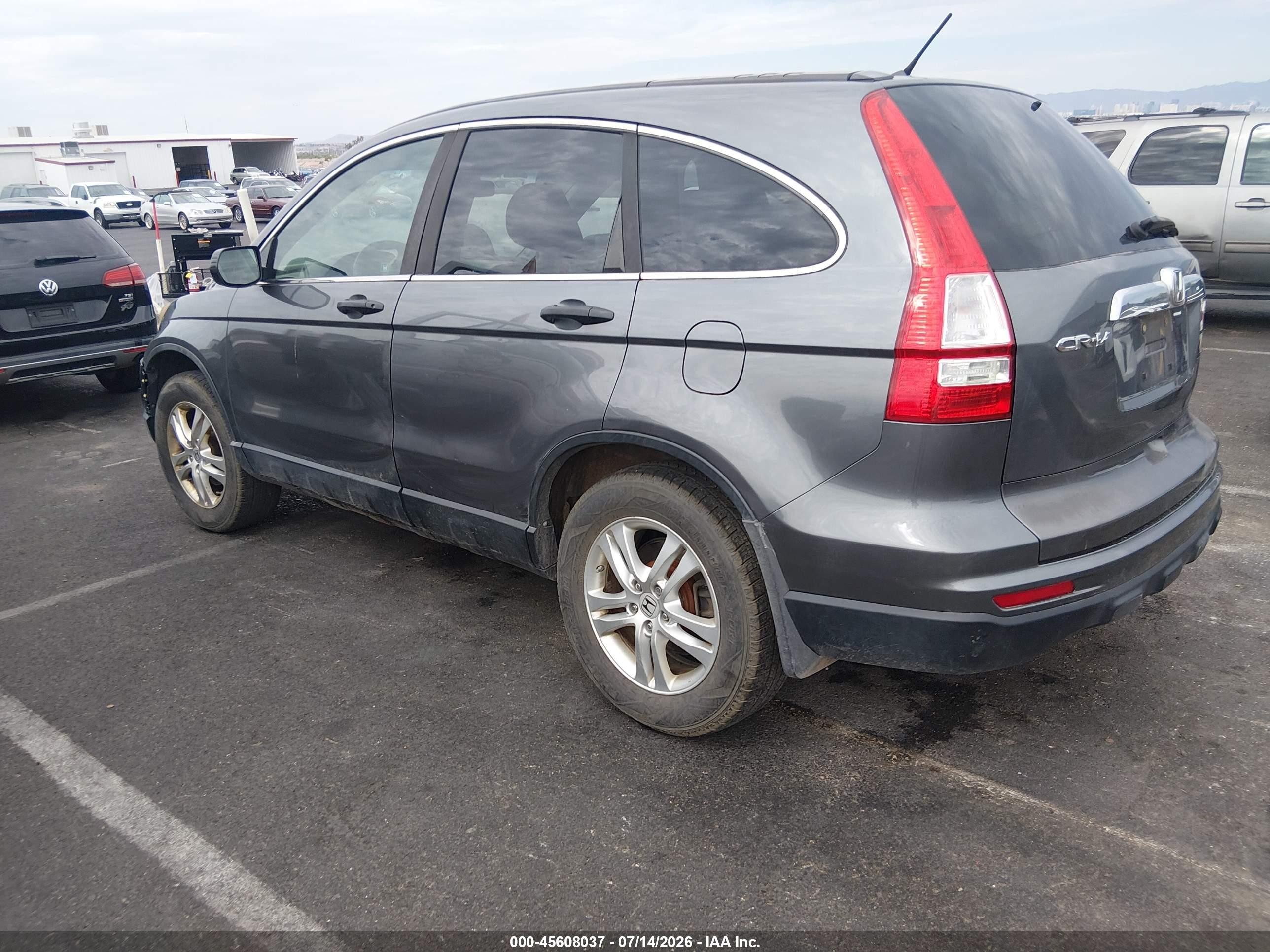 2010 Honda Cr-v Ex Gray vin: 5J6RE4H57AL078480