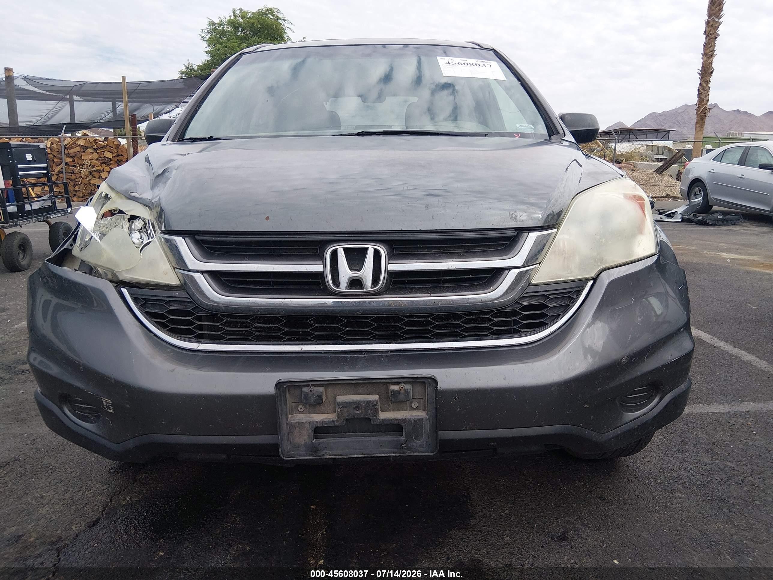 2010 Honda Cr-v Ex Gray vin: 5J6RE4H57AL078480
