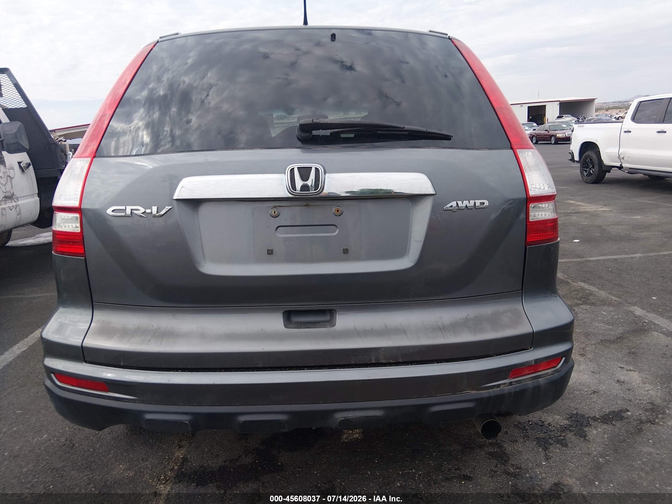 2010 Honda Cr-v Ex Gray vin: 5J6RE4H57AL078480