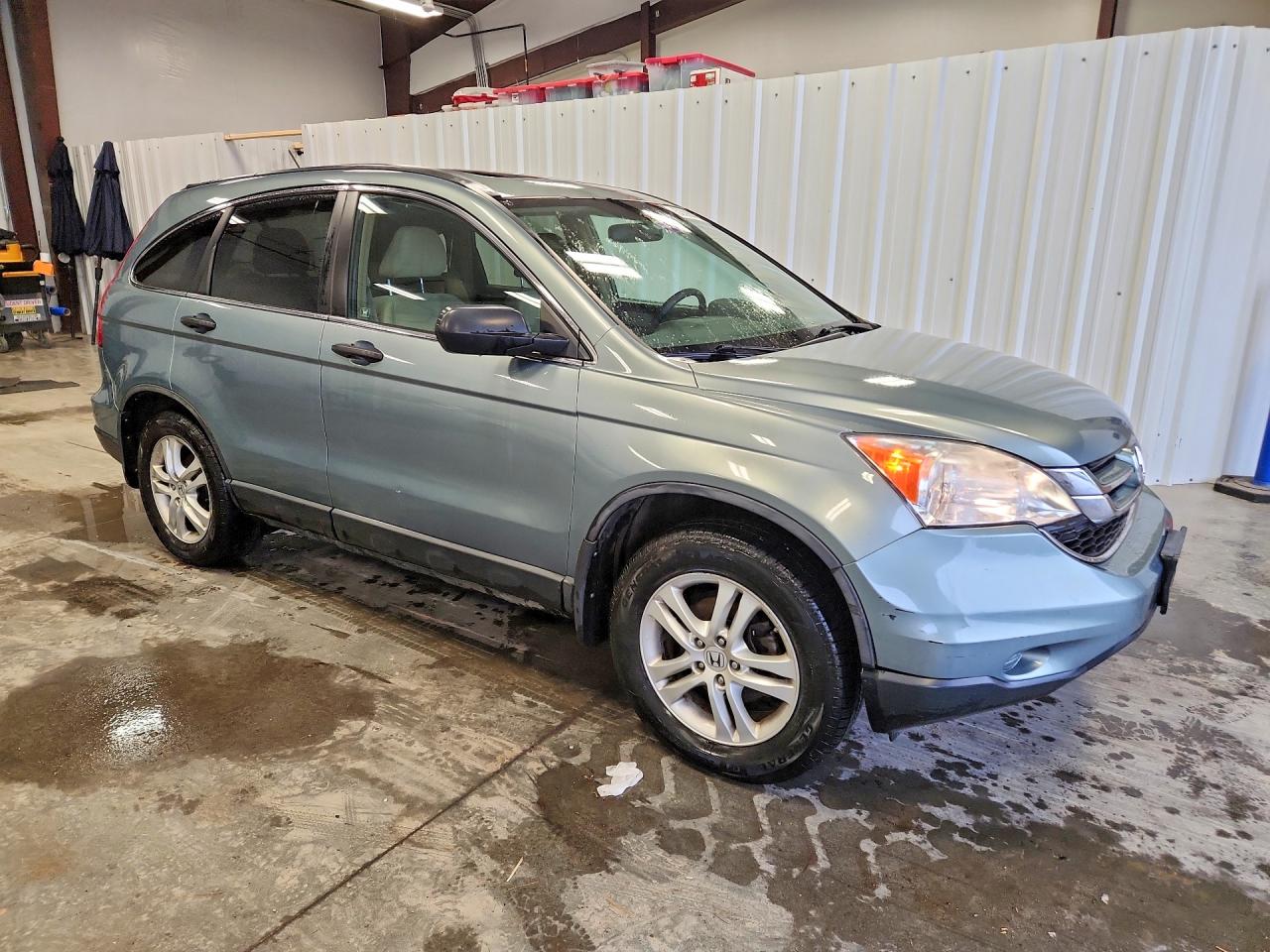 2010 Honda Cr-v Ex Green vin: 5J6RE4H57AL090418