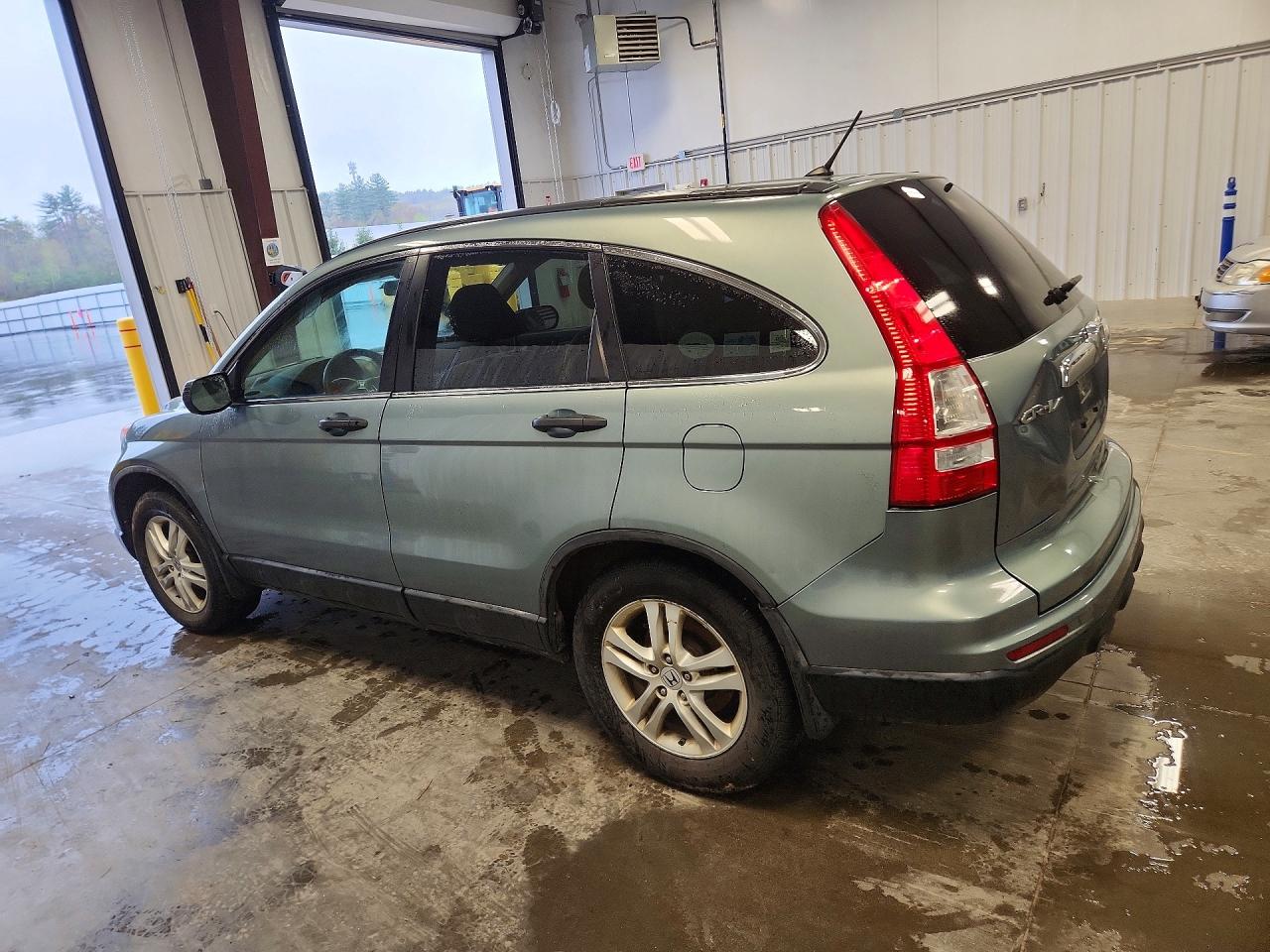 2010 Honda Cr-v Ex Green vin: 5J6RE4H57AL090418